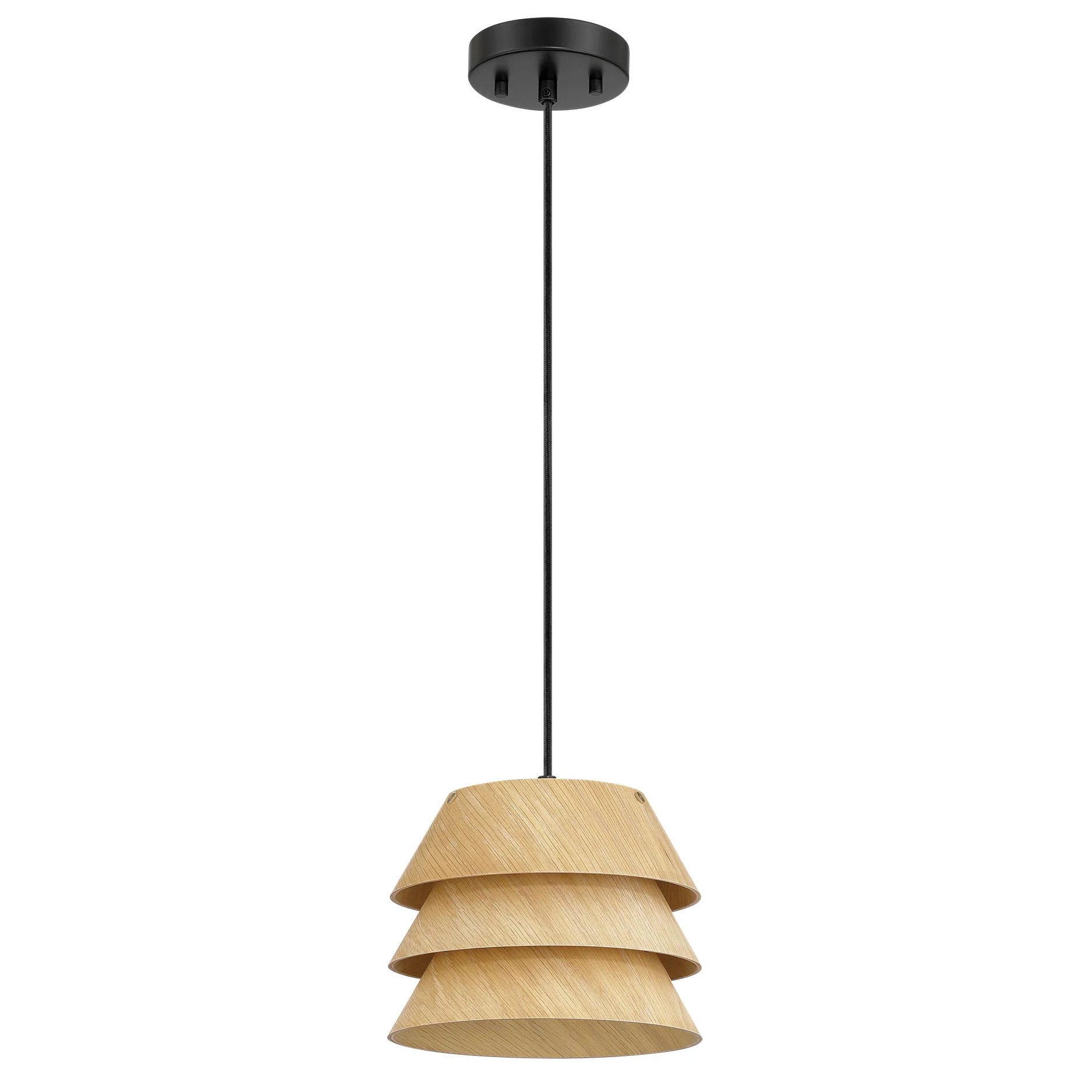 Golden Lighting Aalto 1-light  Pendant in Light Walnut - Image 2