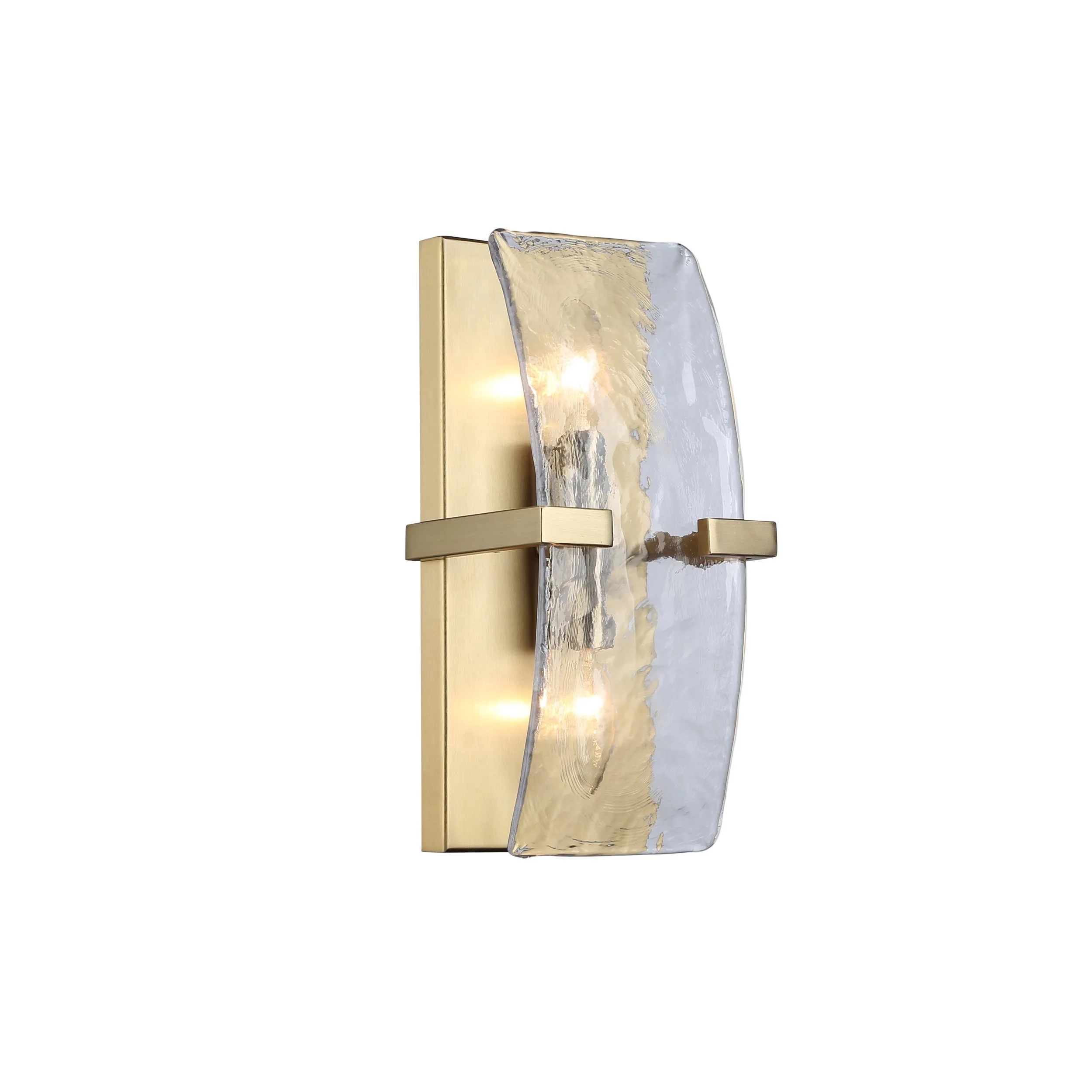 Golden Lighting Aenon 2-light Wall Sconce in Brushed Champagne Brass - Image 2