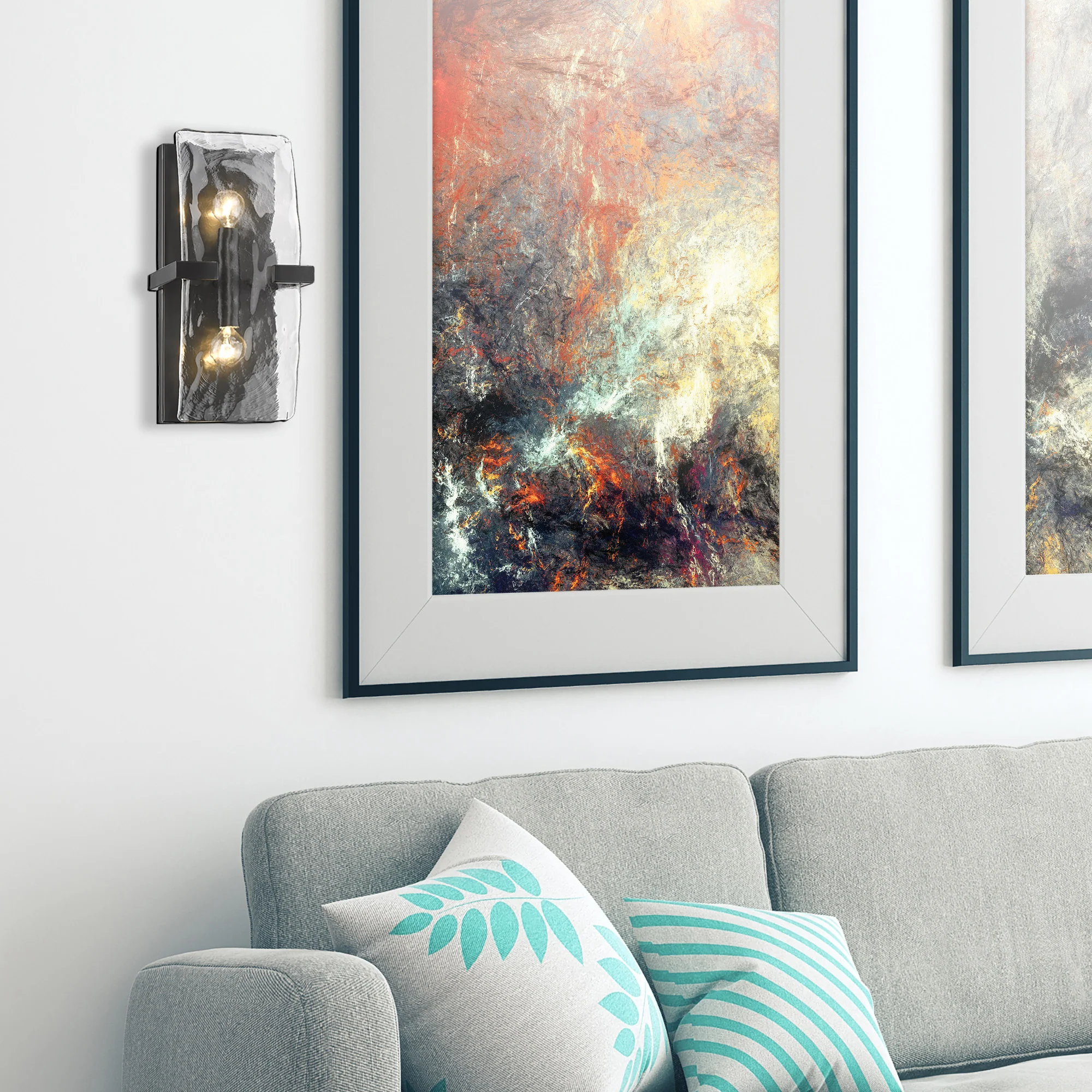 Golden Lighting Aenon 2-light Wall Sconce in Matte Black - Image 2