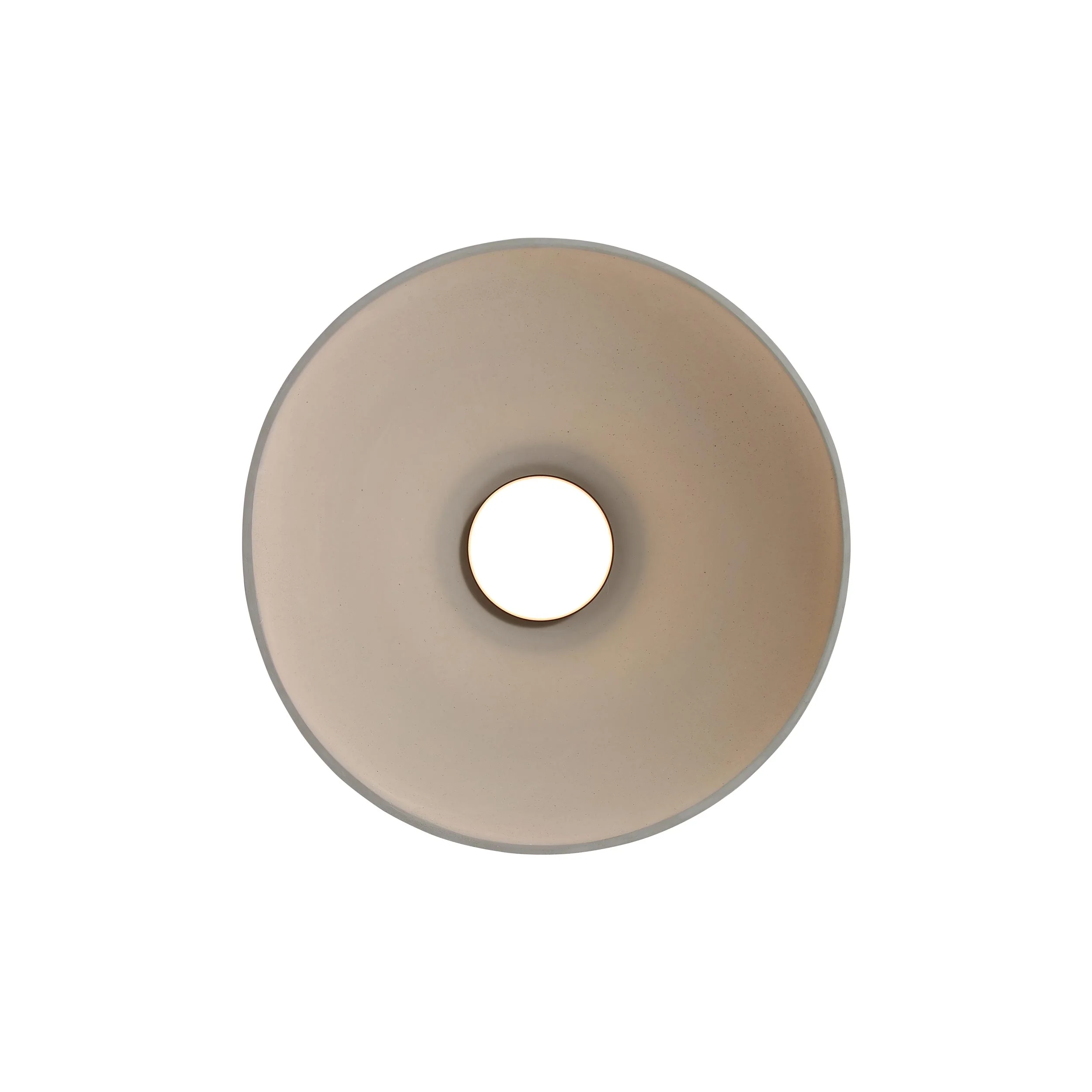 Golden Lighting Aethera 22in Integrated LED Pendant in White Sandstone Cement - Image 2