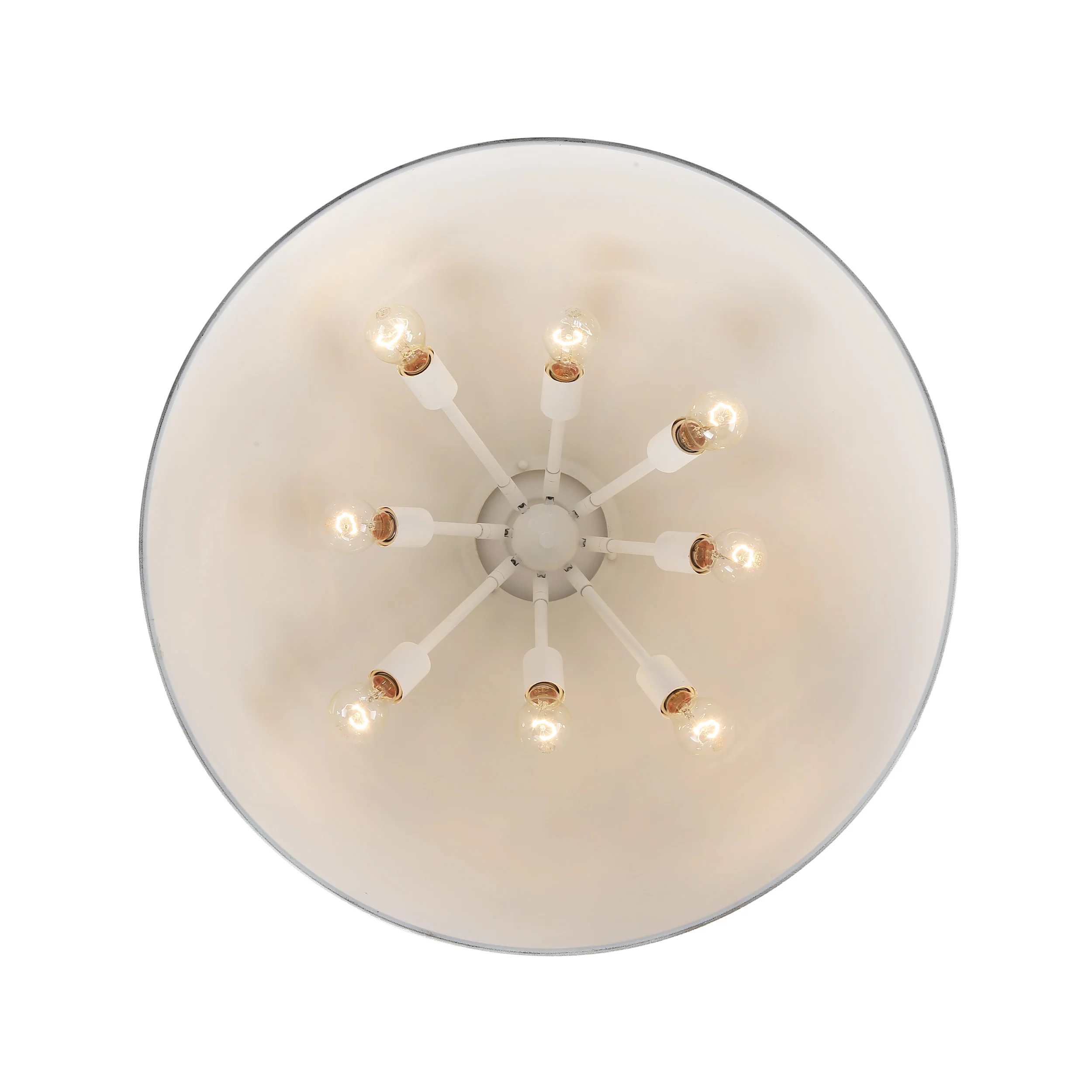 Golden Lighting Alison 8-light Pendant in Vintage Gold and Antique Matte Navy shade - Image 2