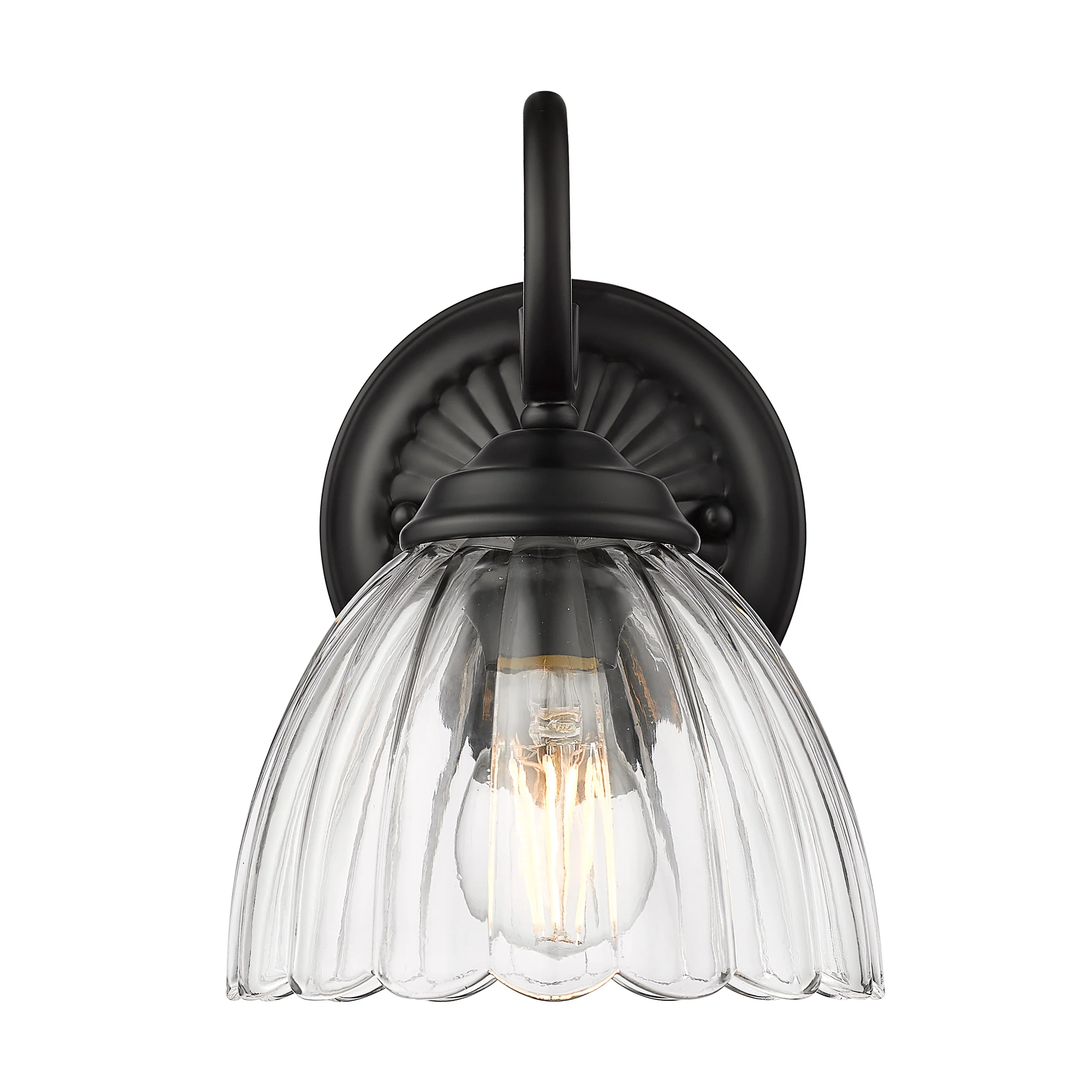 Golden Lighting Audra 1-light Wall Sconce in Matte Black - Image 2