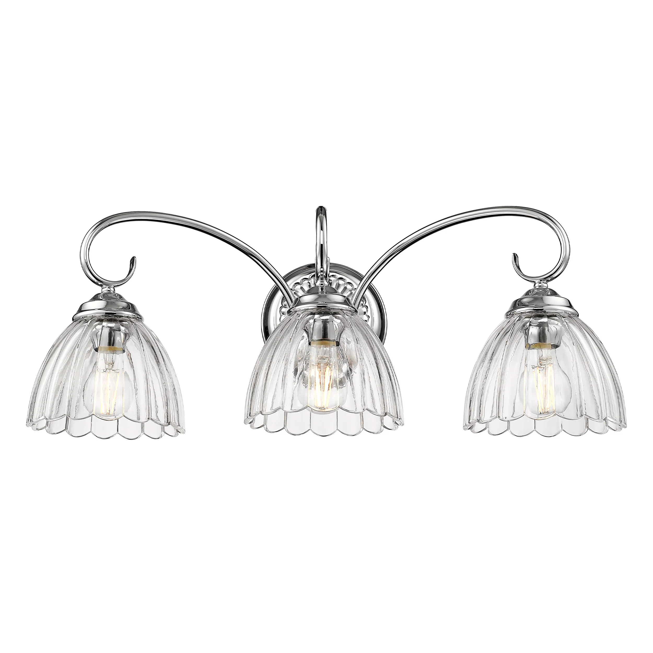 Golden Lighting Audra 3-light Vanity in Chrome - Image 2