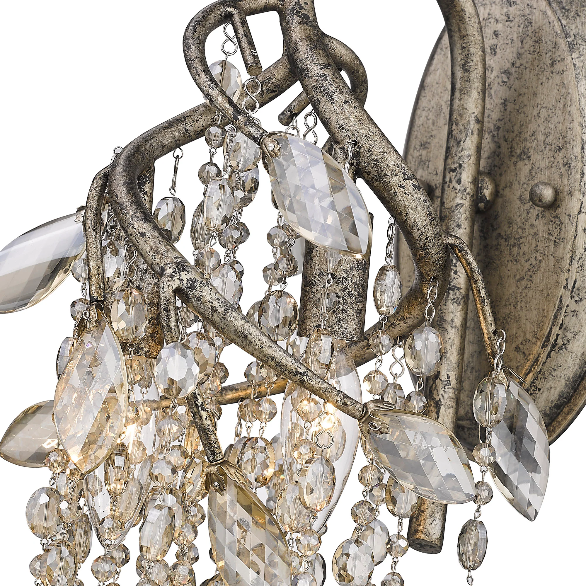 Ziva by Golden Lighting Autumn Twilight 2-light Wall Sconce in Mystic Gold - Image 5
