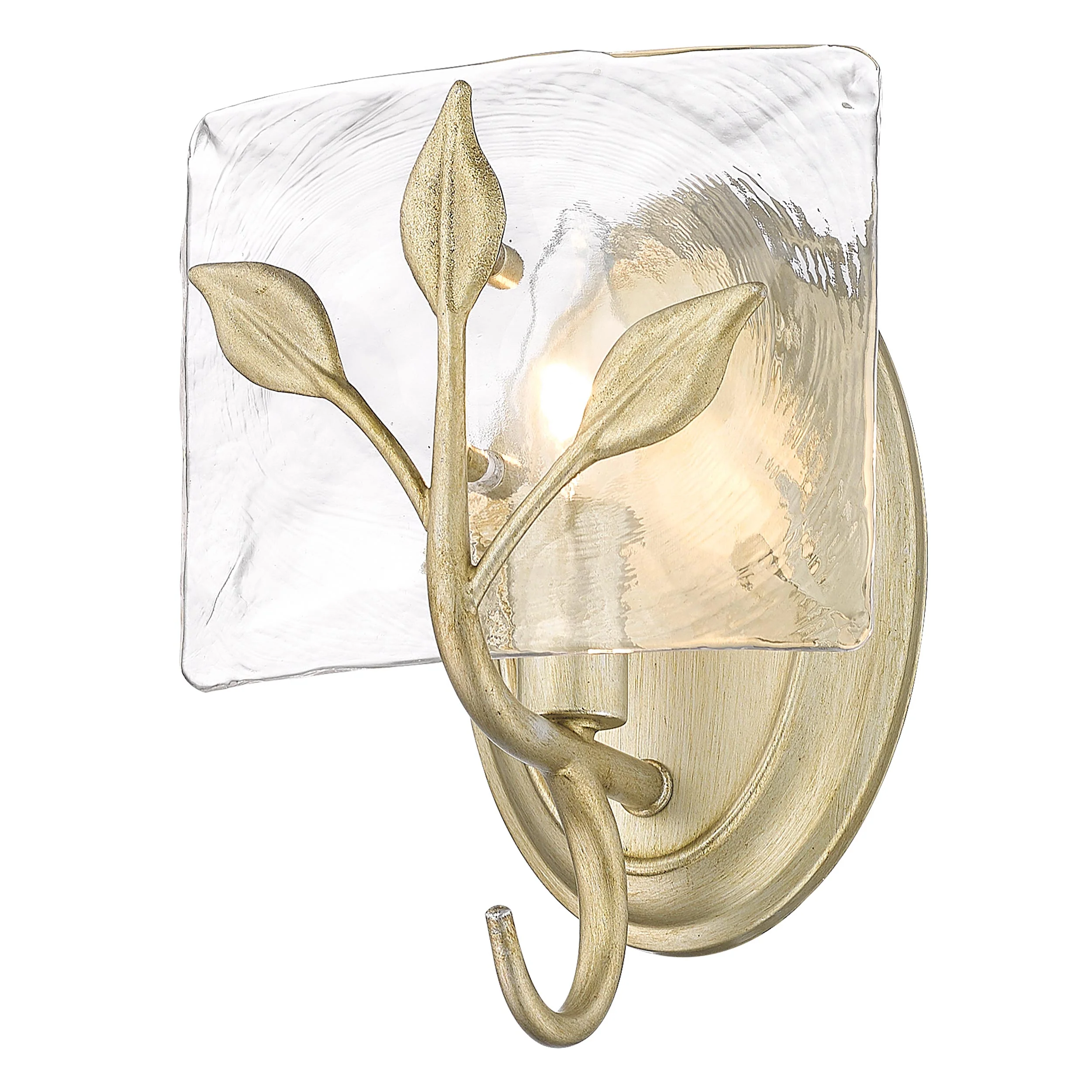 Golden Lighting Calla 1-light Wall Sconce in White Gold - Image 2