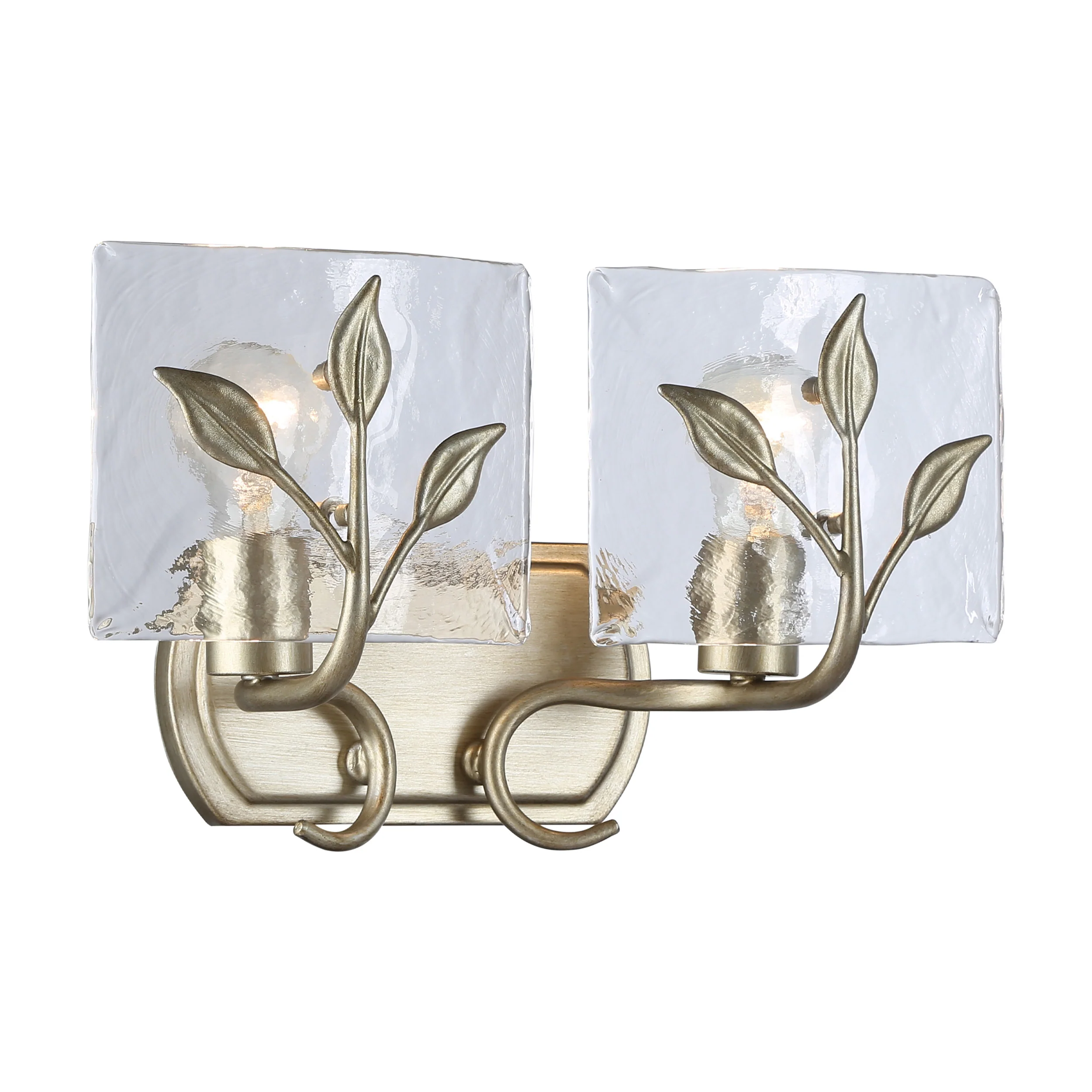 Golden Lighting Calla 2-light Vanity in White Gold - Image 2