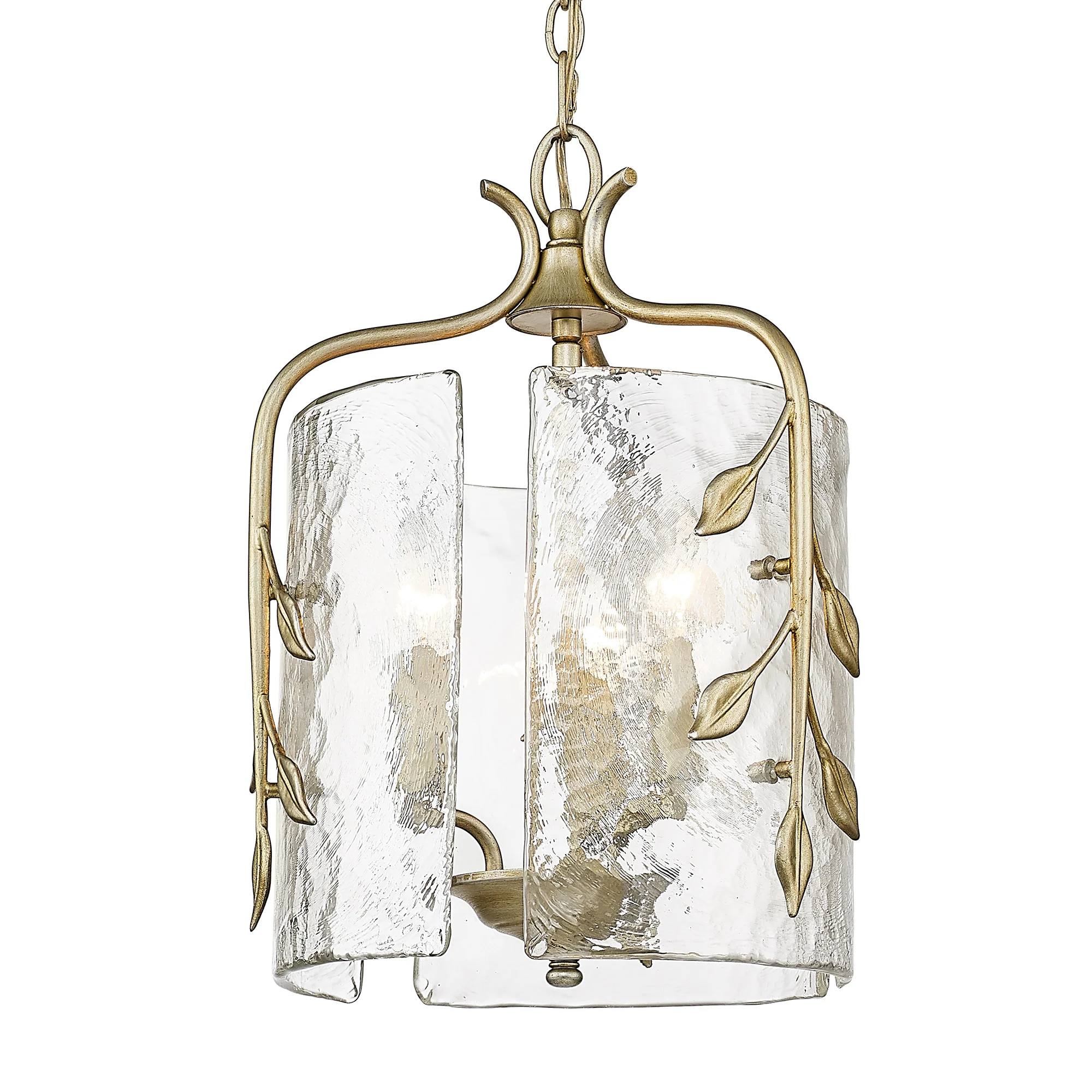 Golden Lighting Calla 3-light Pendant in White Gold - Image 2