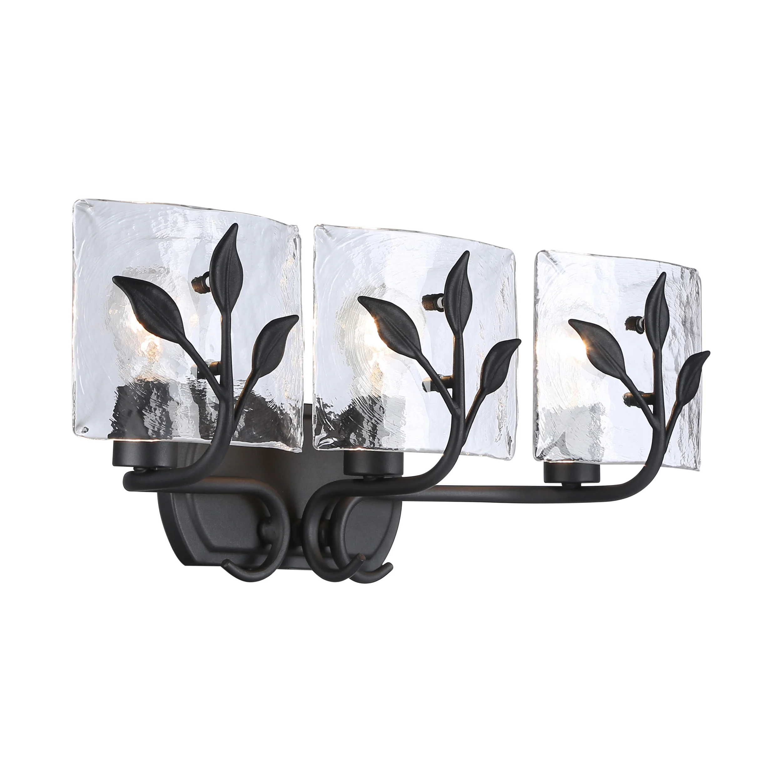 Golden Lighting Calla 3-light Vanity in Natural Black - Image 2
