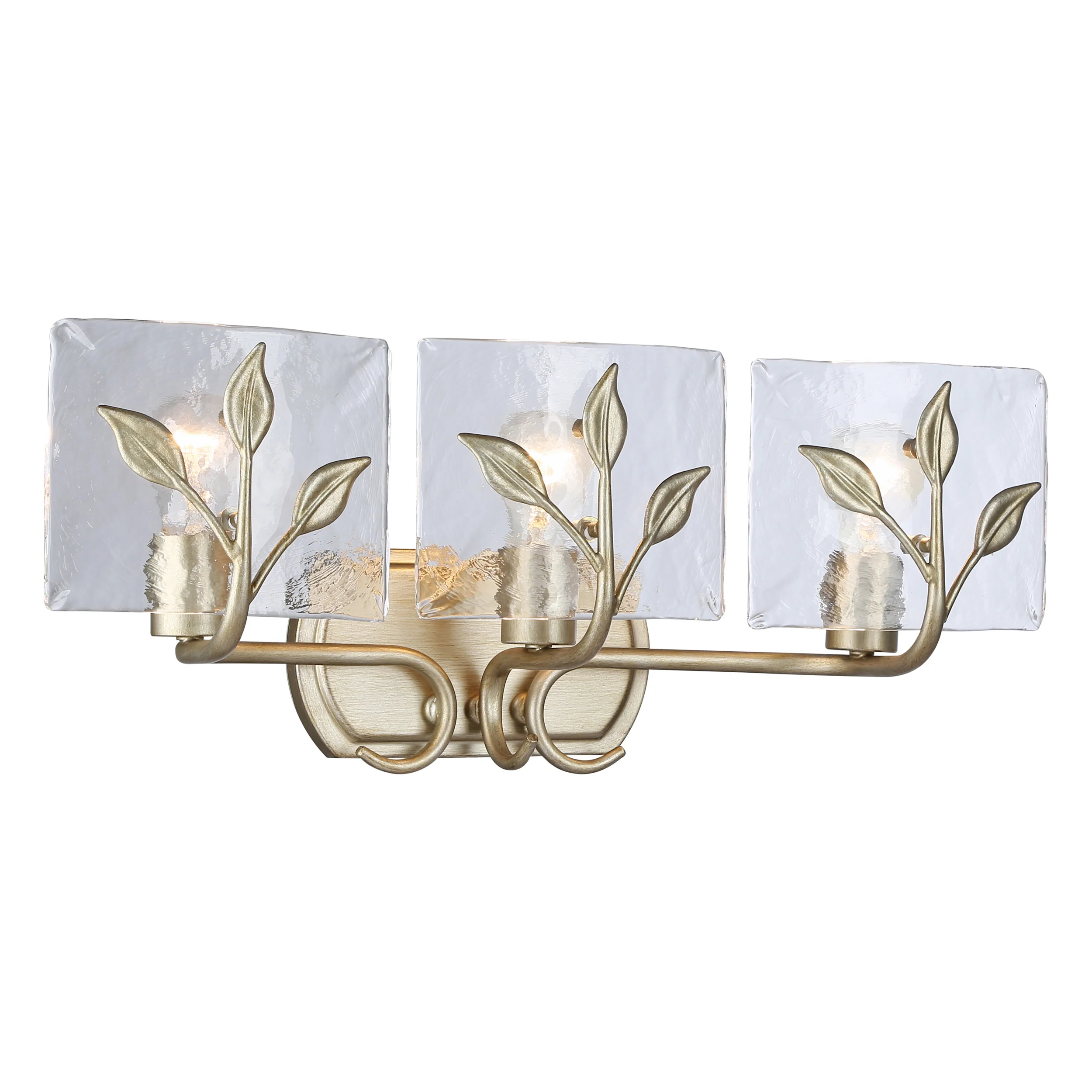 Golden Lighting Calla 3-light Vanity in White Gold - Image 2