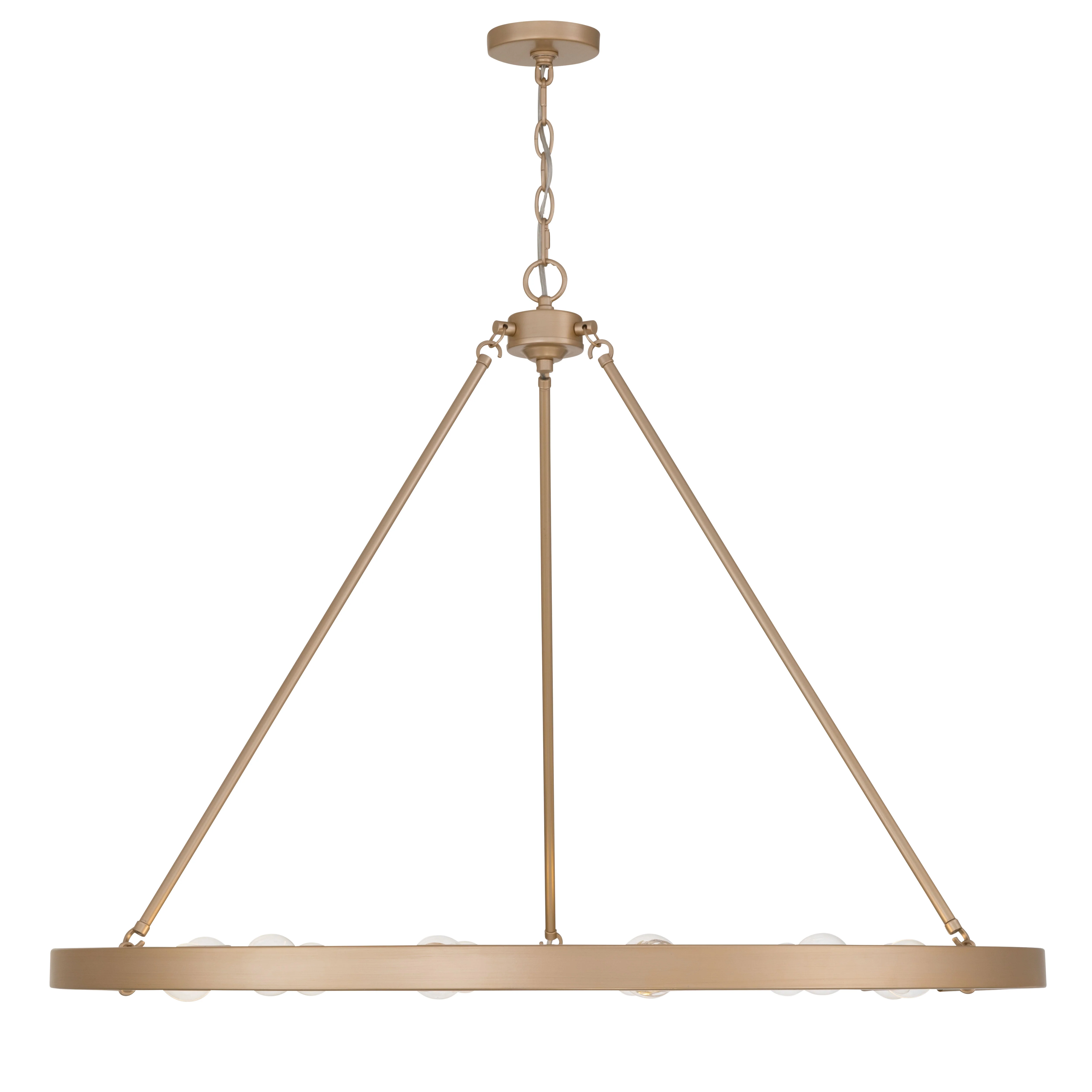 Golden Lighting Castile 12-light Chandelier in French Gold - Image 2