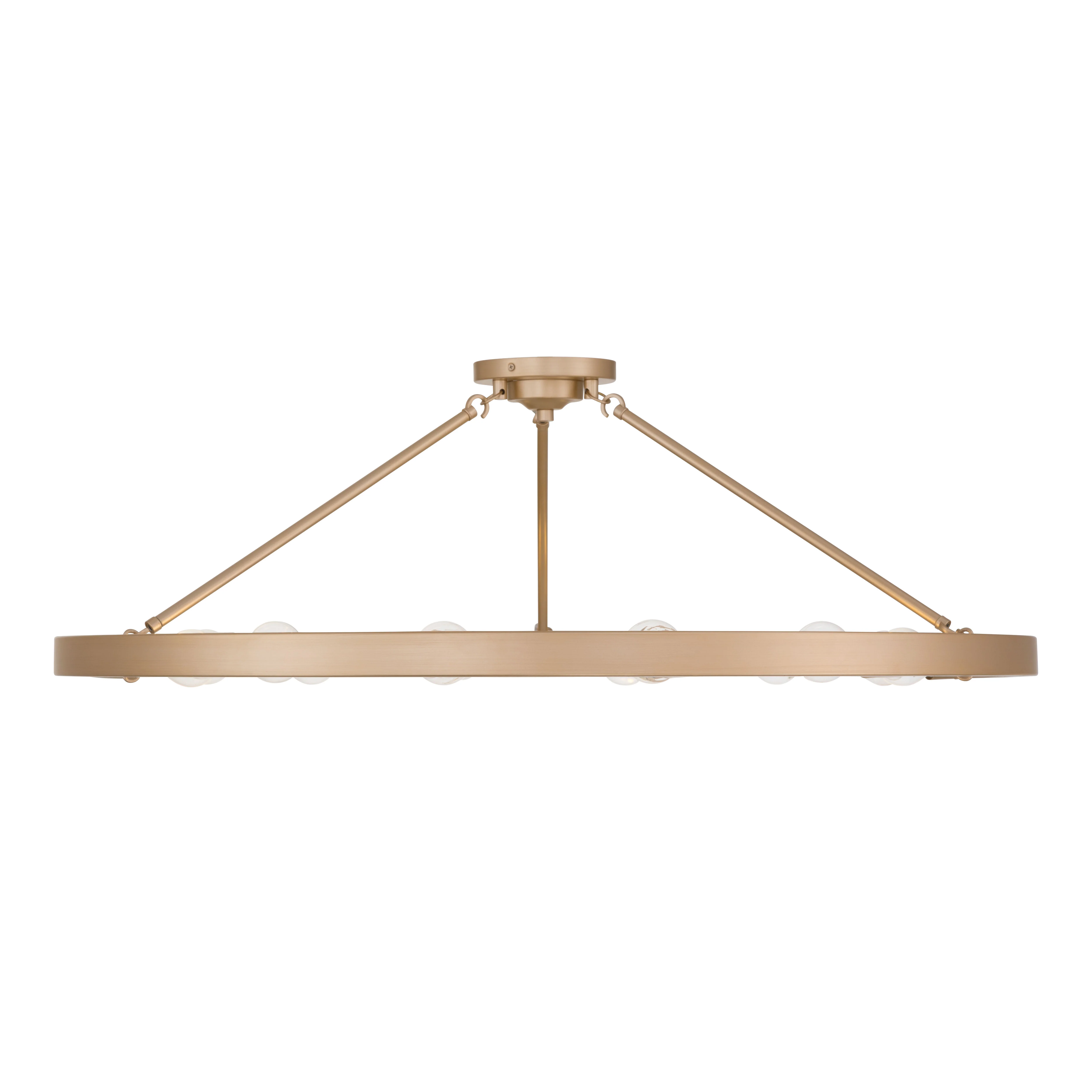 Golden Lighting Castile 12-light Semi-Flush Mount in French Gold - Image 2