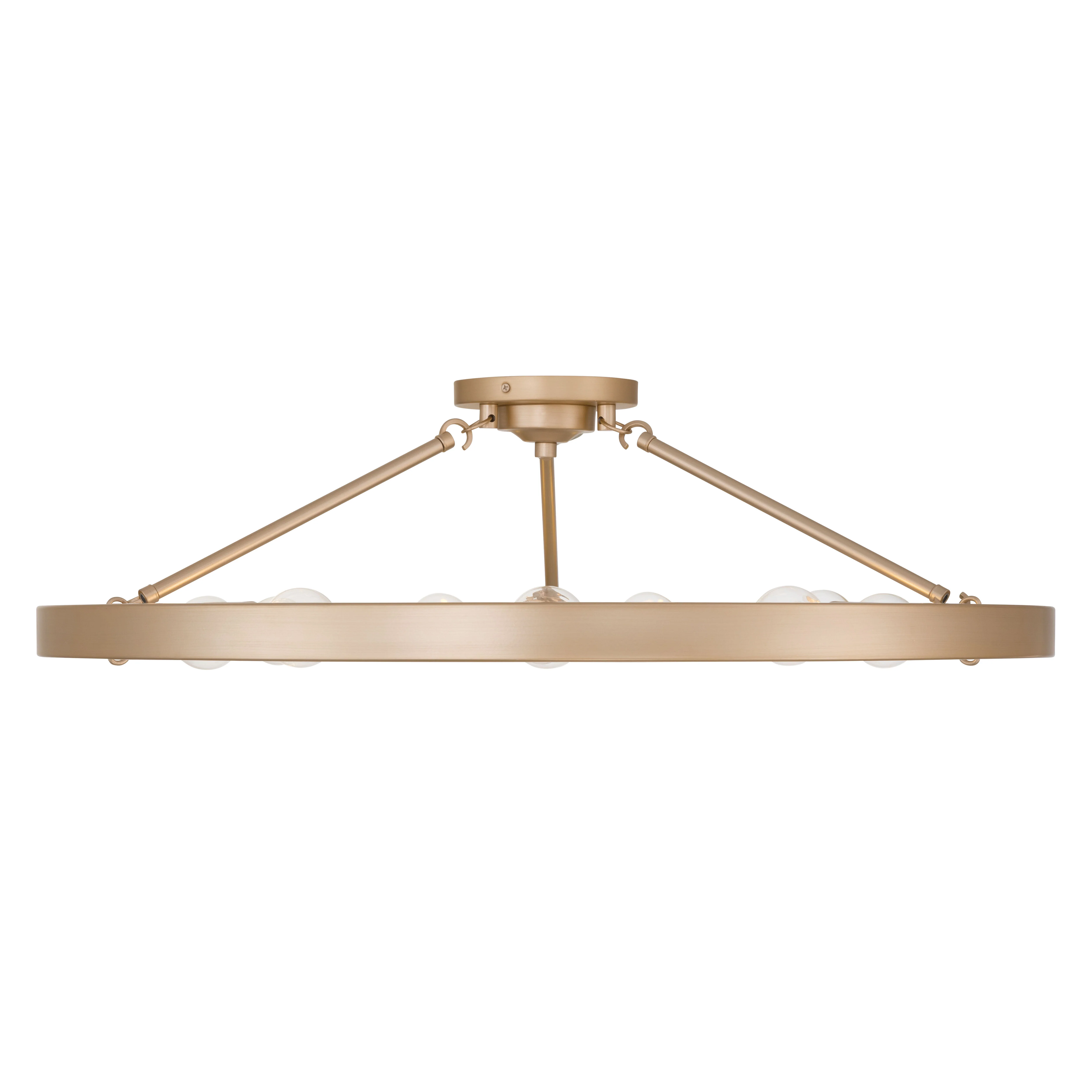 Golden Lighting Castile 9-light Semi-Flush Mount in French Gold - Image 2