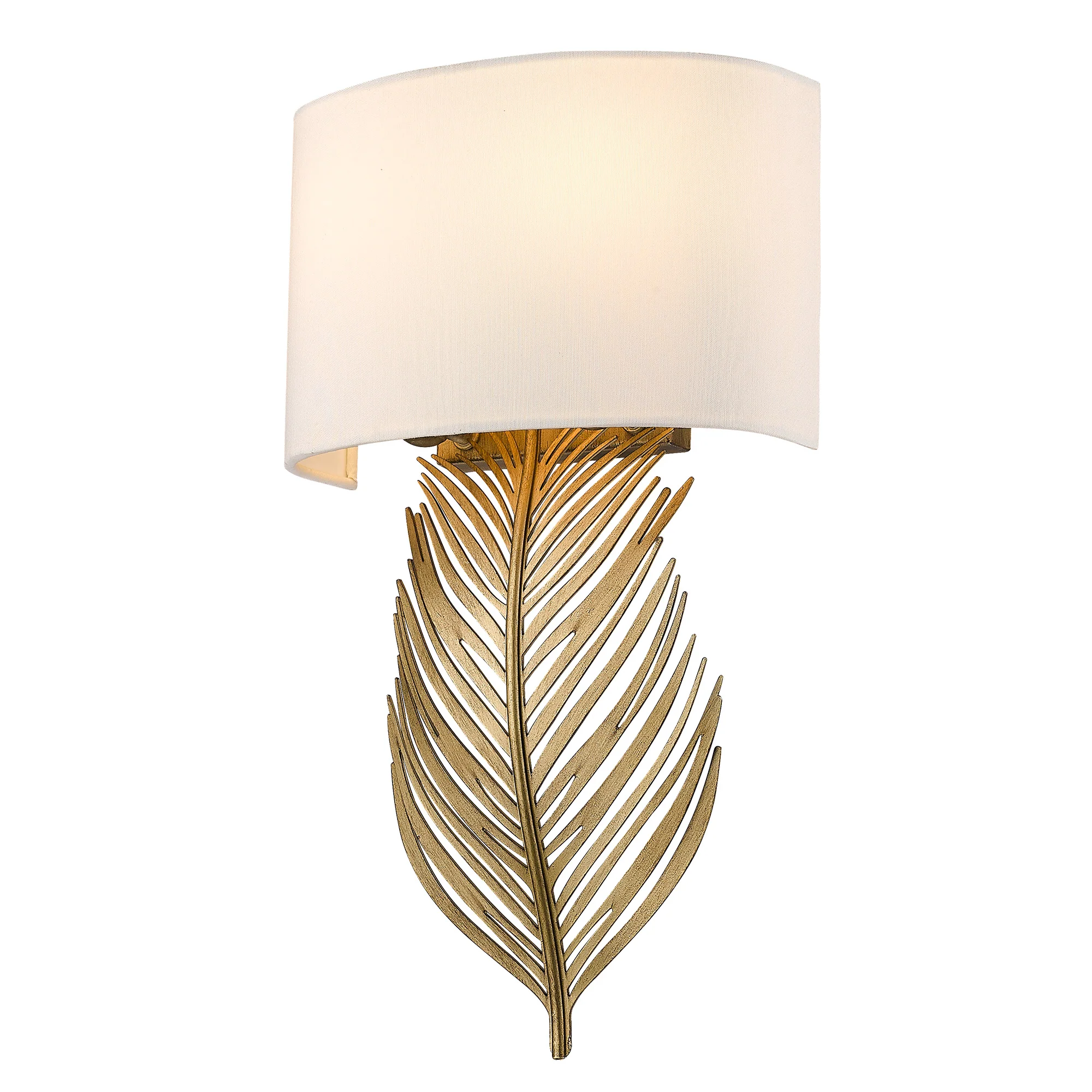 Golden Lighting Cay 2-light Wall Sconce in Vintage Fired Gold - Image 2