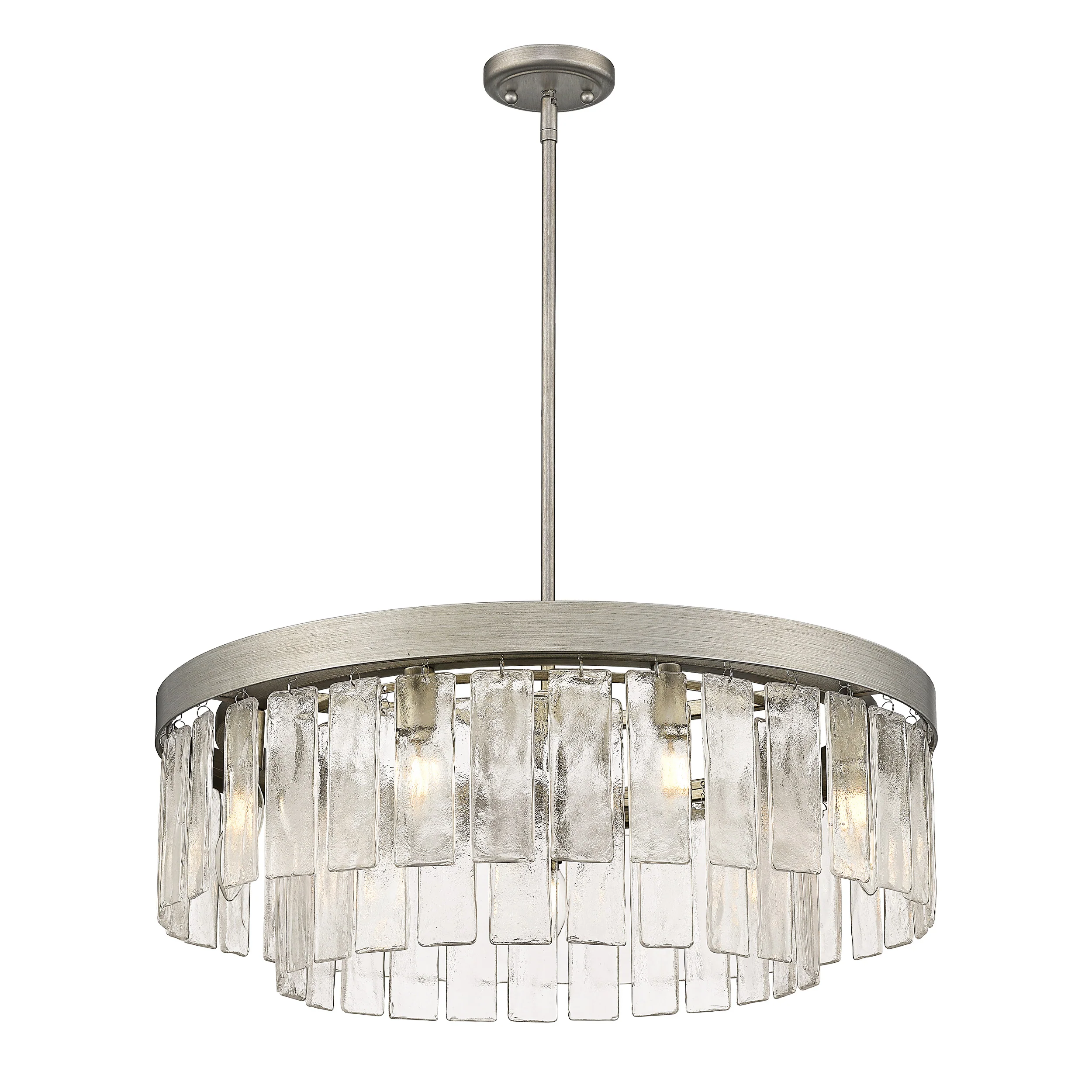 Golden Lighting Ciara 9-light Chandelier in Peruvian Silver - Image 2