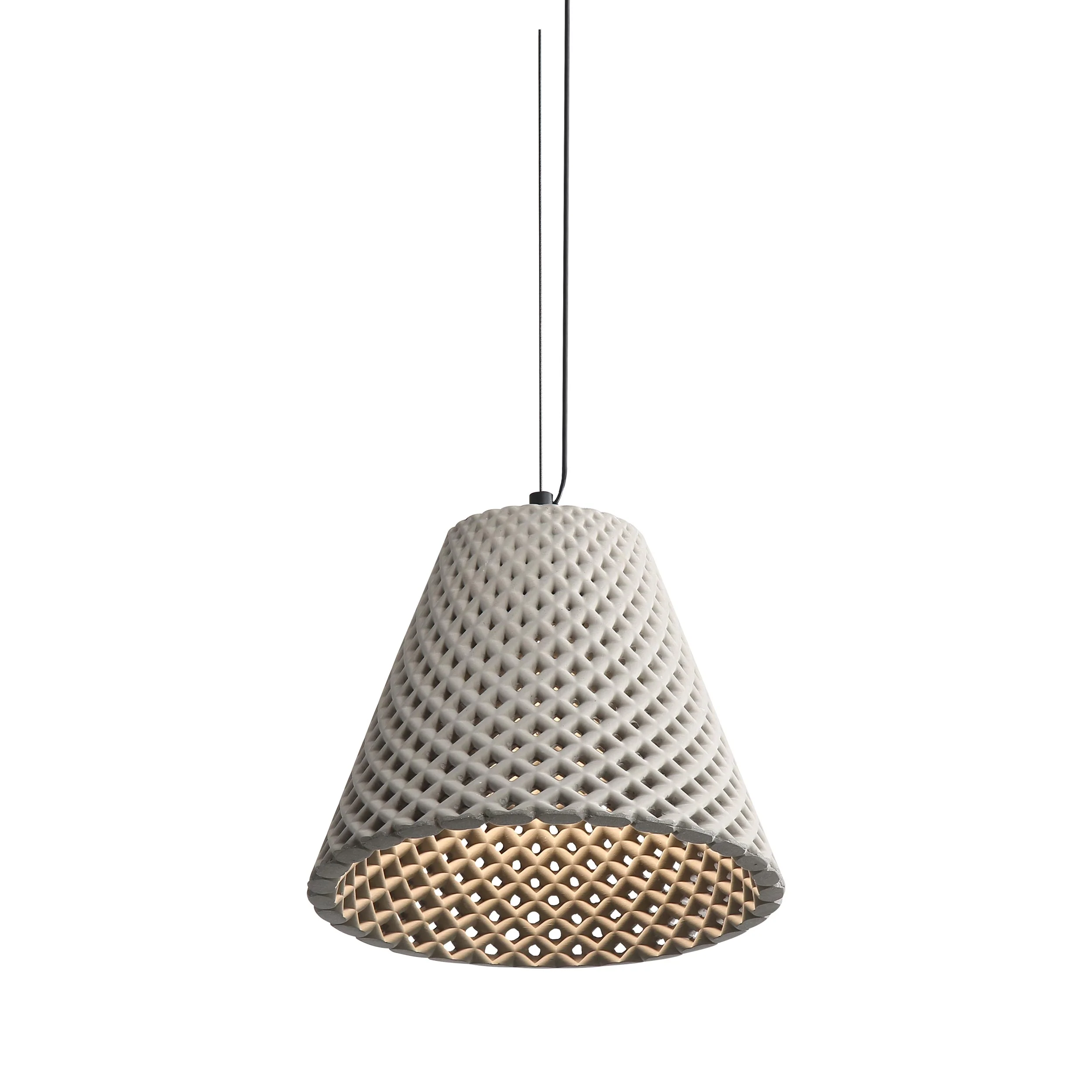 Golden Lighting Clarus 10in Integrated LED Pendant in Grey Cement - Image 2