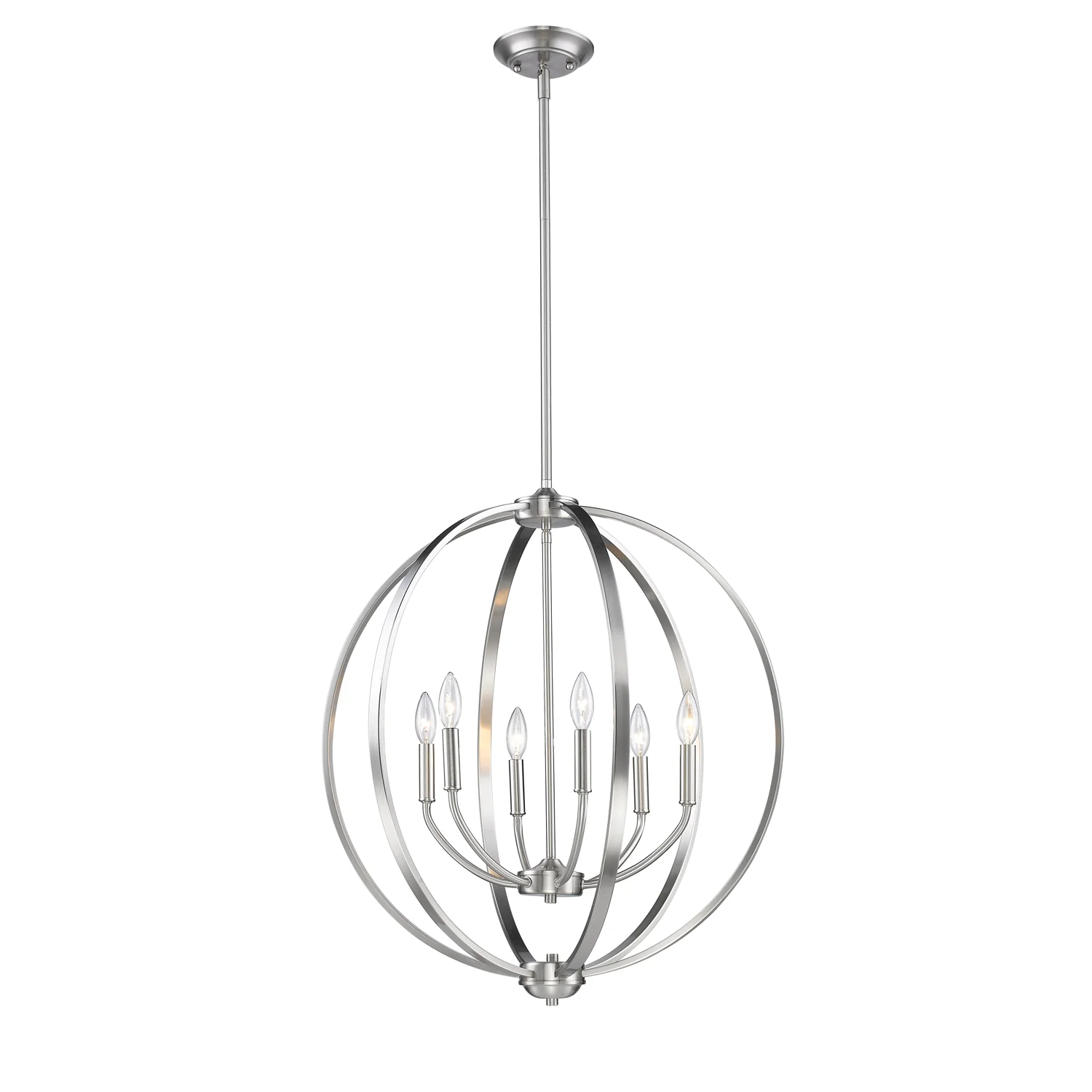 Golden Lighting Colson 6-light Chandelier in Pewter - Image 2