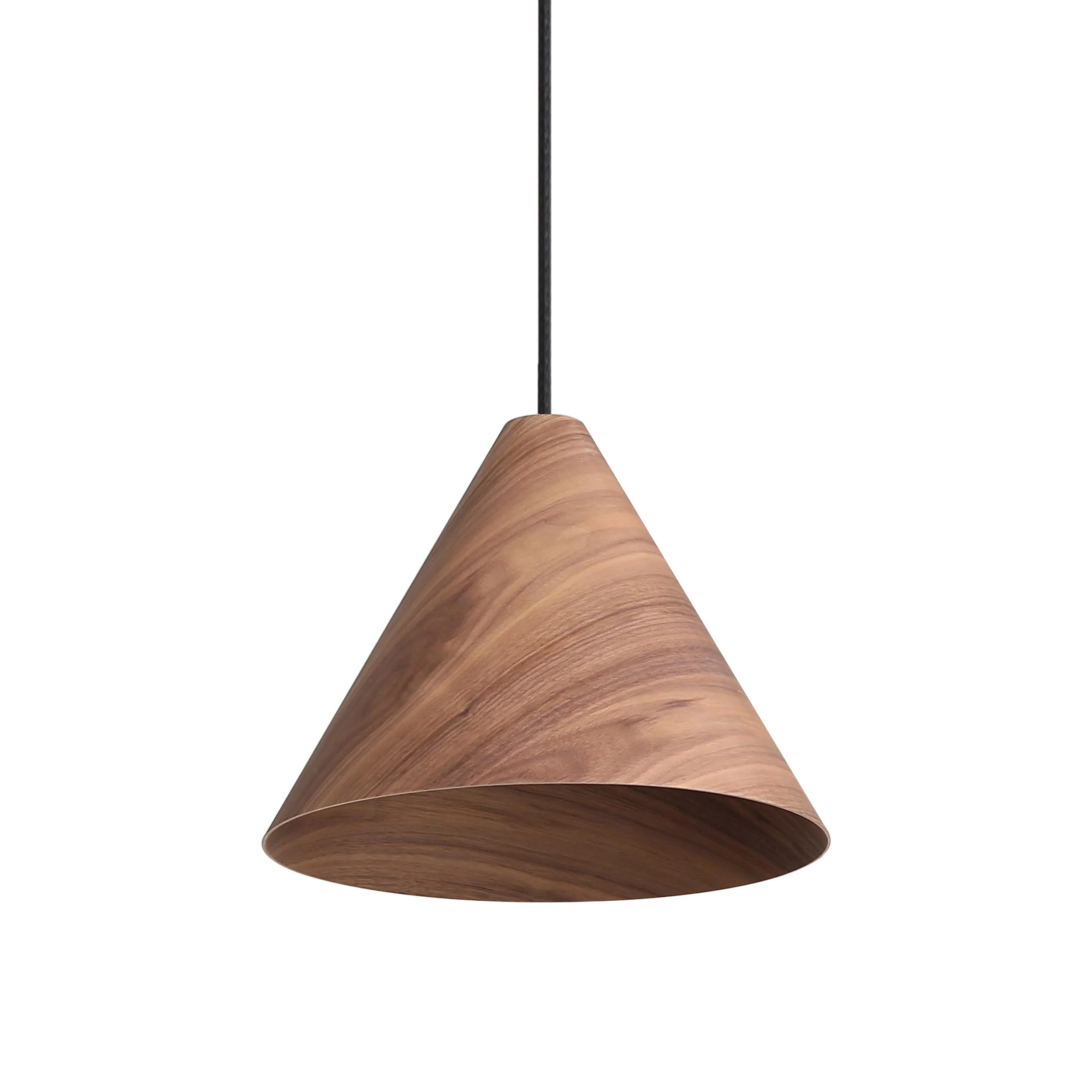 Golden Lighting Conique 1-light 13in Pendant in Dark Walnut - Image 2