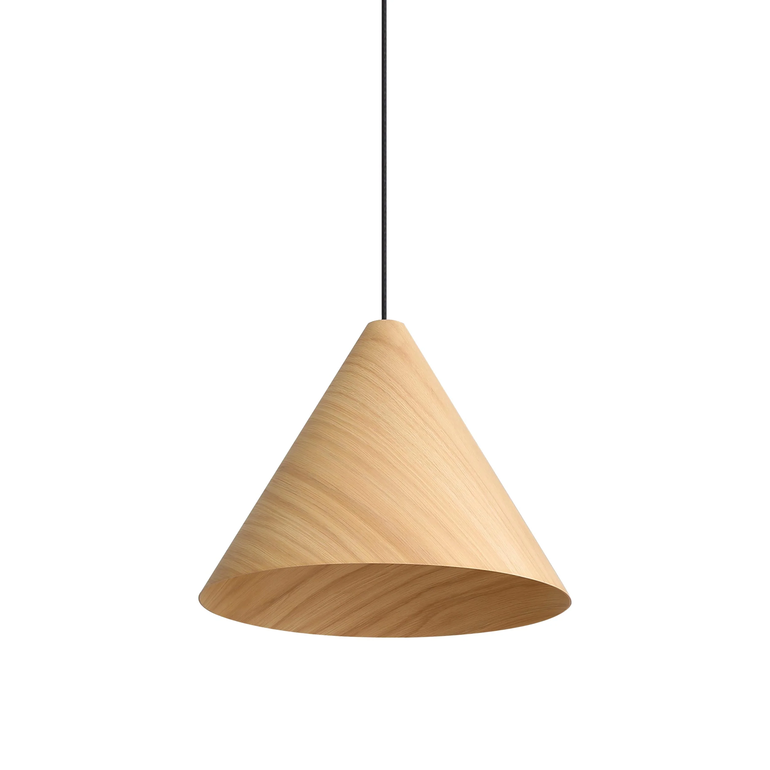 Golden Lighting Conique 2-light Pendant in Light Walnut - Image 2