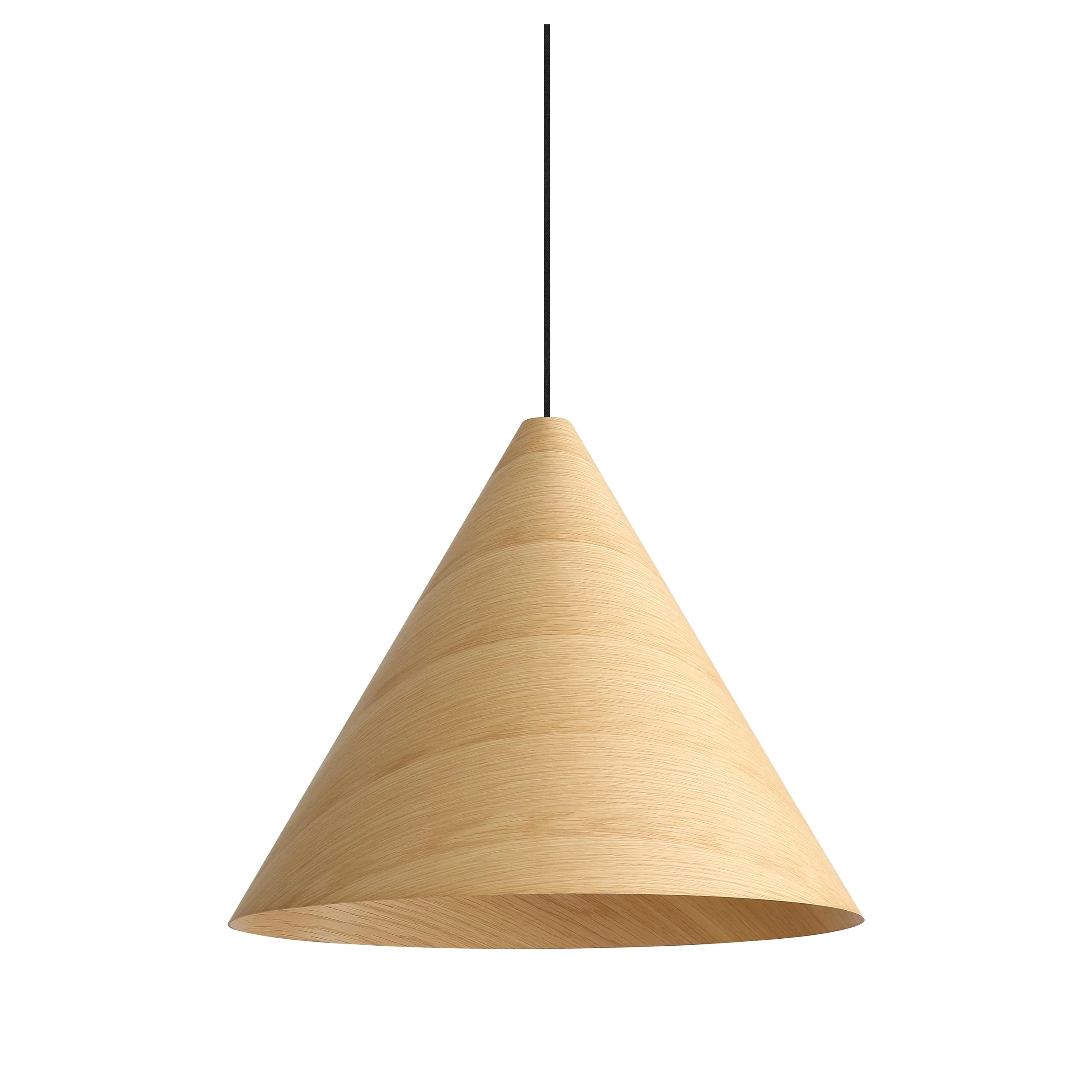 Golden Lighting Conique 3-light Pendant in Light Walnut - Image 2