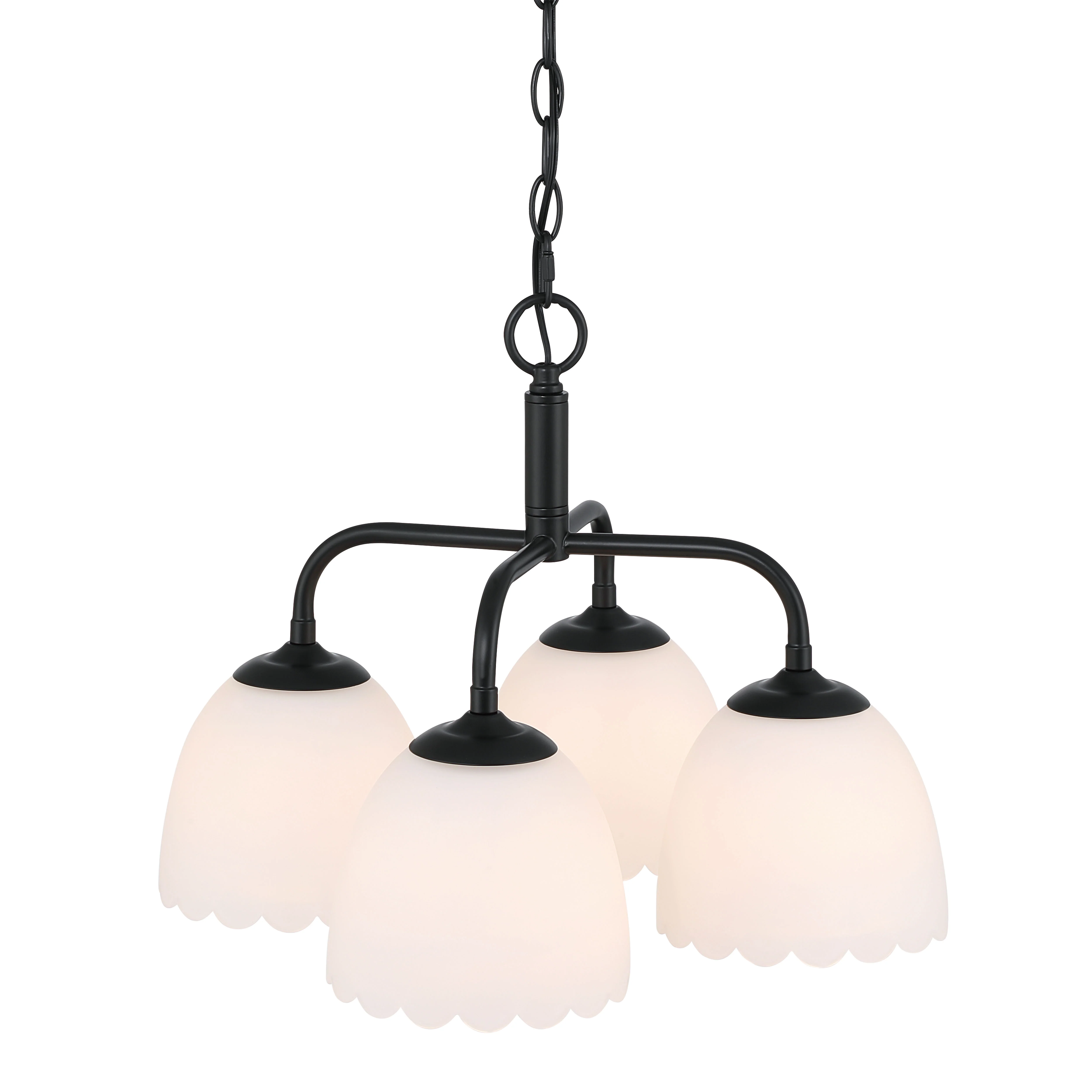 Golden Lighting Dorinda 4-light Pendant in Matte Black - Image 2