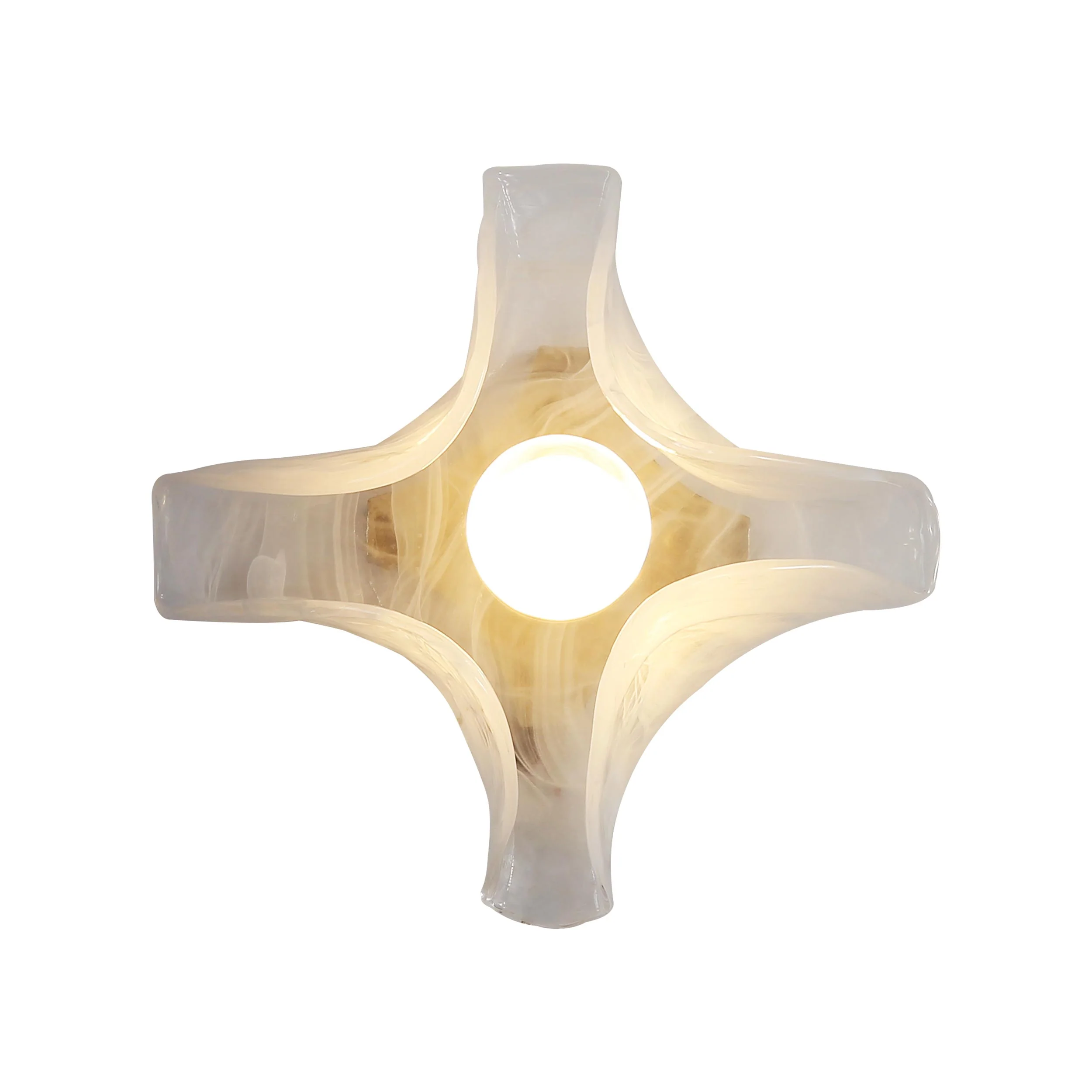 Golden Lighting Glacier Integrated LED Wall Sconce in Polished Nickel - Image 2