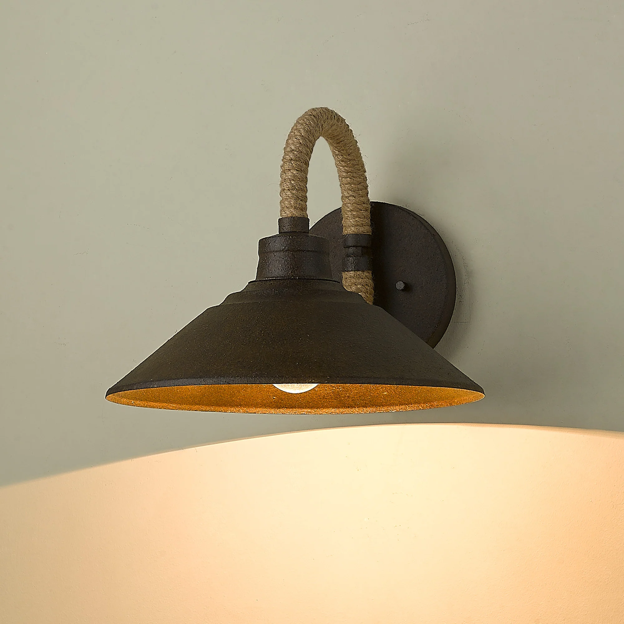 Golden Lighting Journey 1-light Wall Sconce in Dark Rust - Image 2