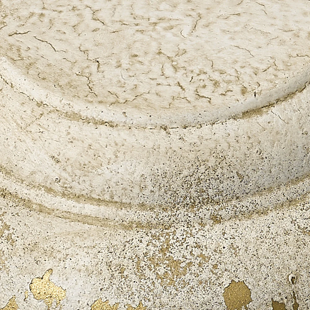 Golden Lighting Keating 3-light Flush Mount in Antique Ivory - Image 2