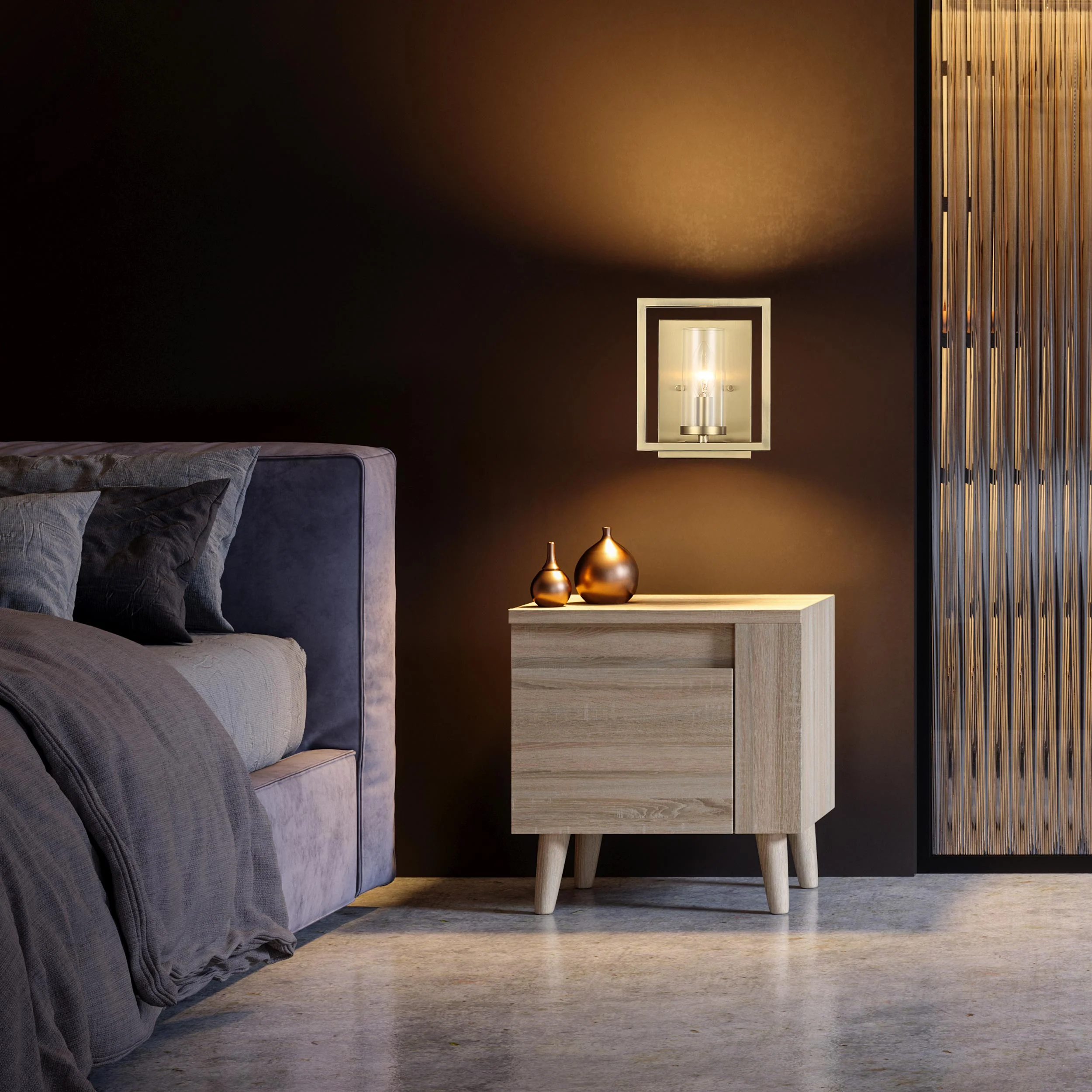 Golden Lighting Marco 1-light Wall Sconce in Brushed Champagne Brass - Image 2