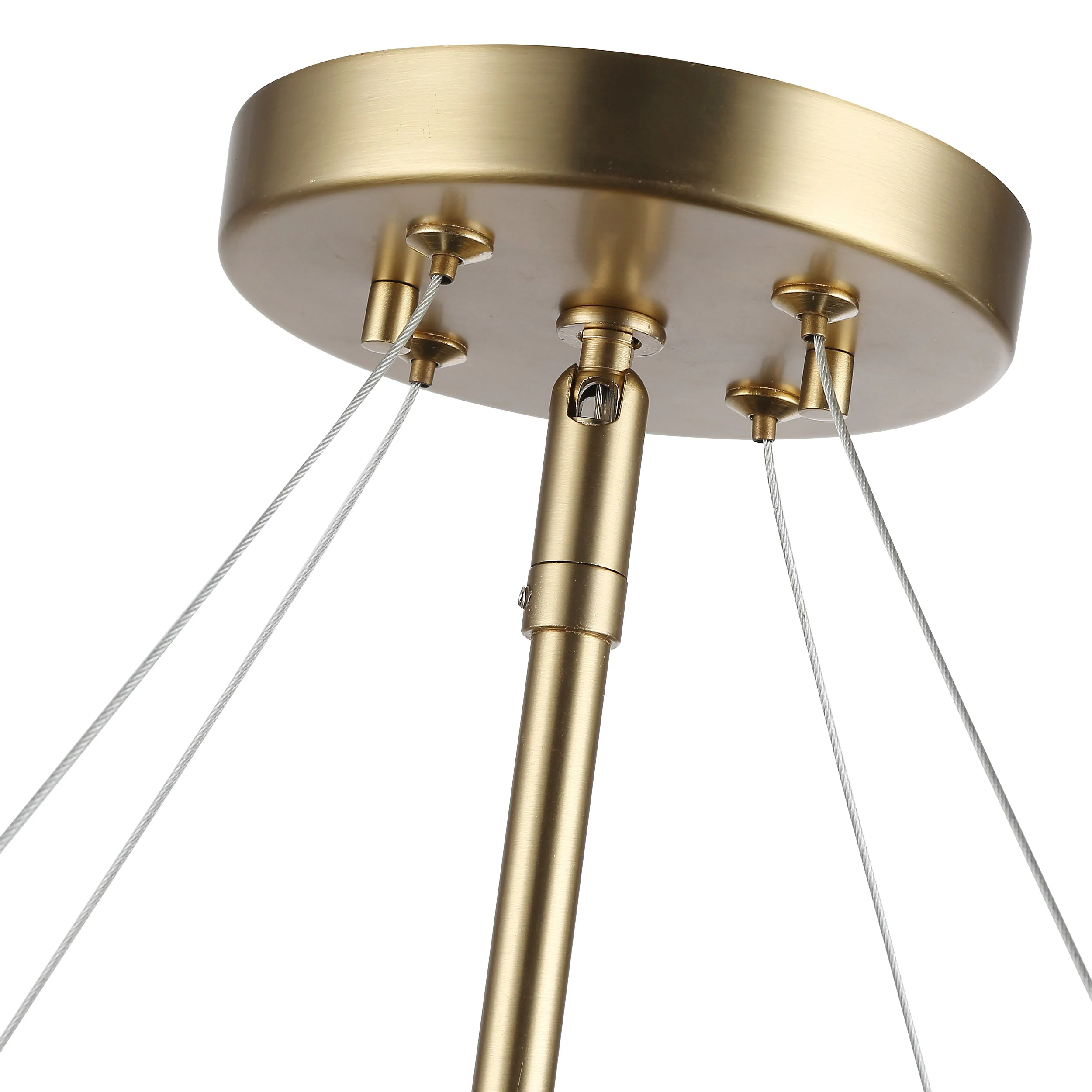 Golden Lighting Marco 4-light Pendant in Brushed Champagne Brass - Image 2