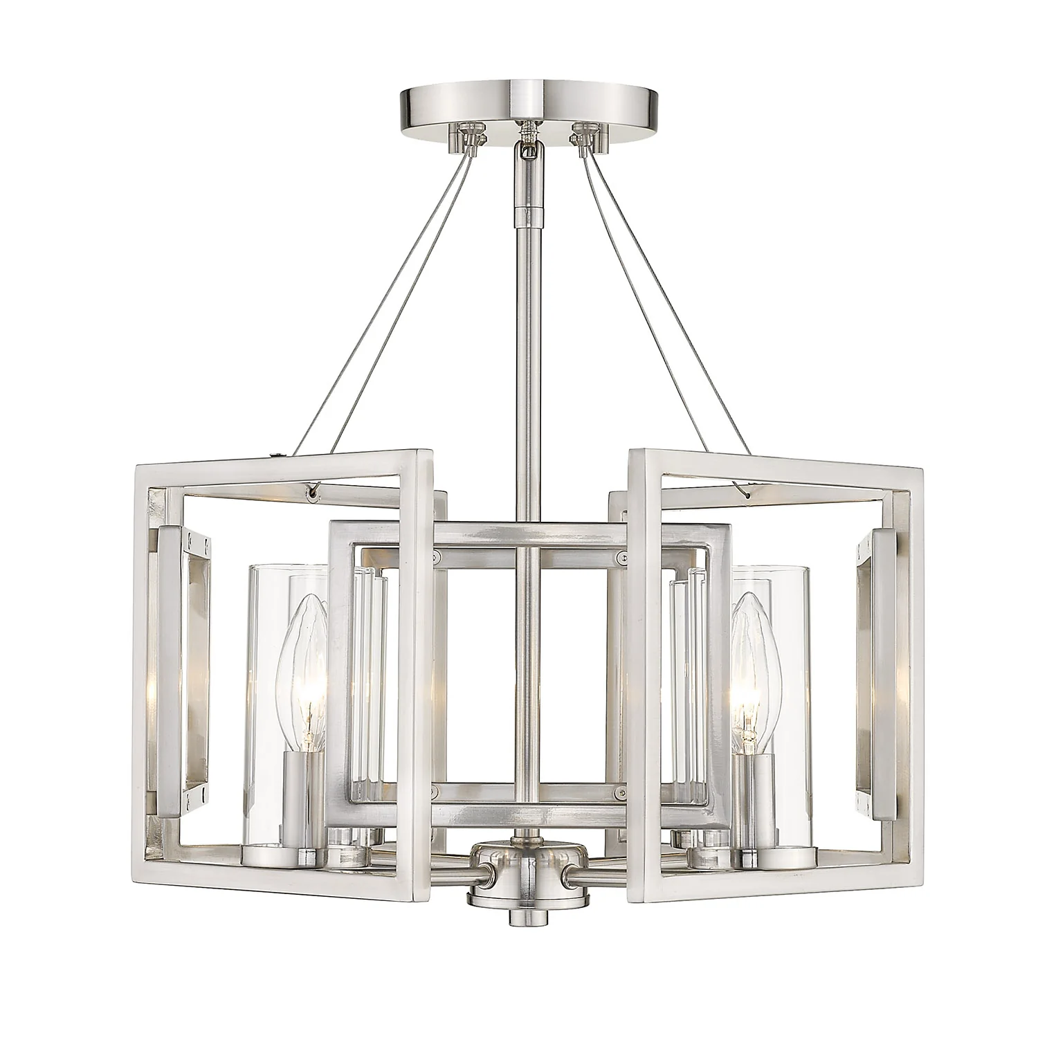 Golden Lighting Marco 4-light Pendant in Pewter - Image 2