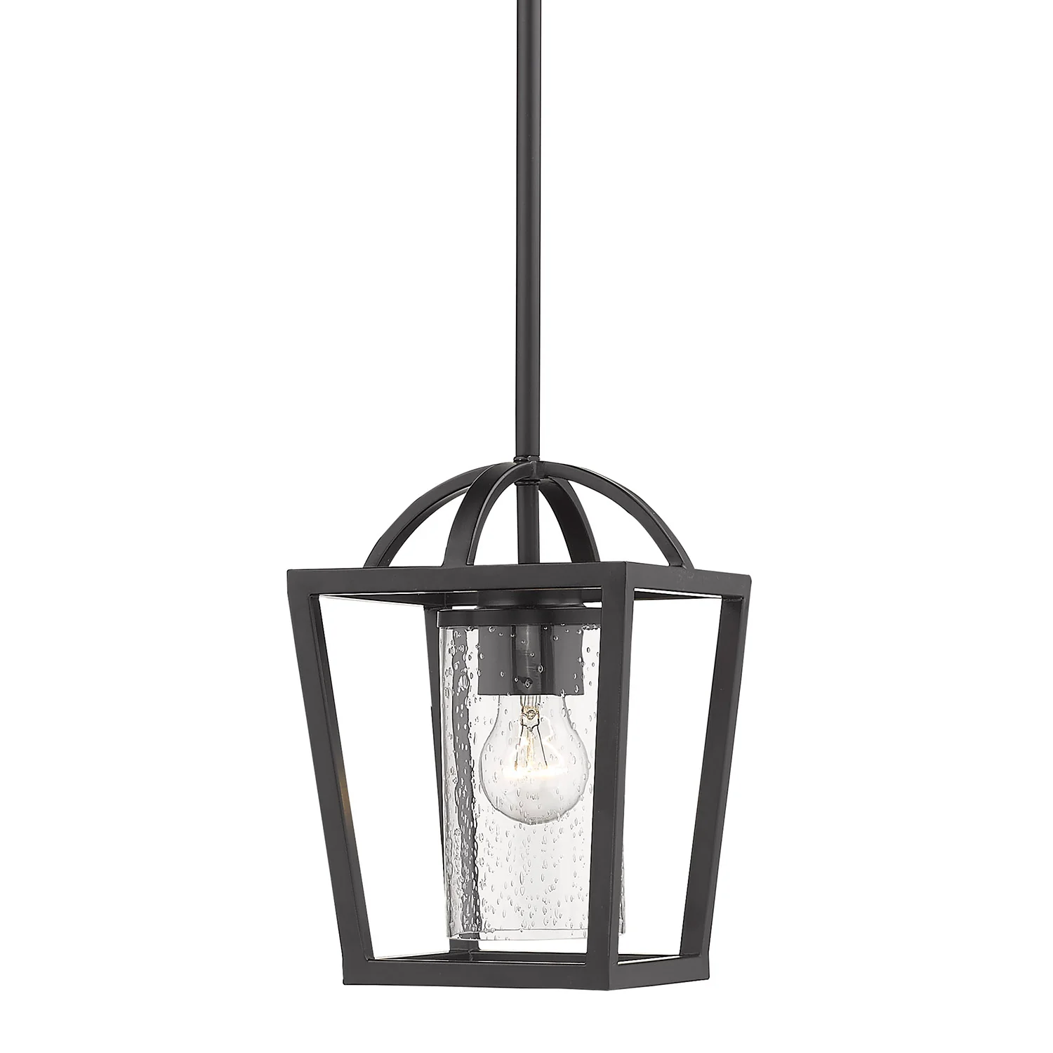Golden Lighting Mercer 1-light Pendant in Matte Black - Image 2