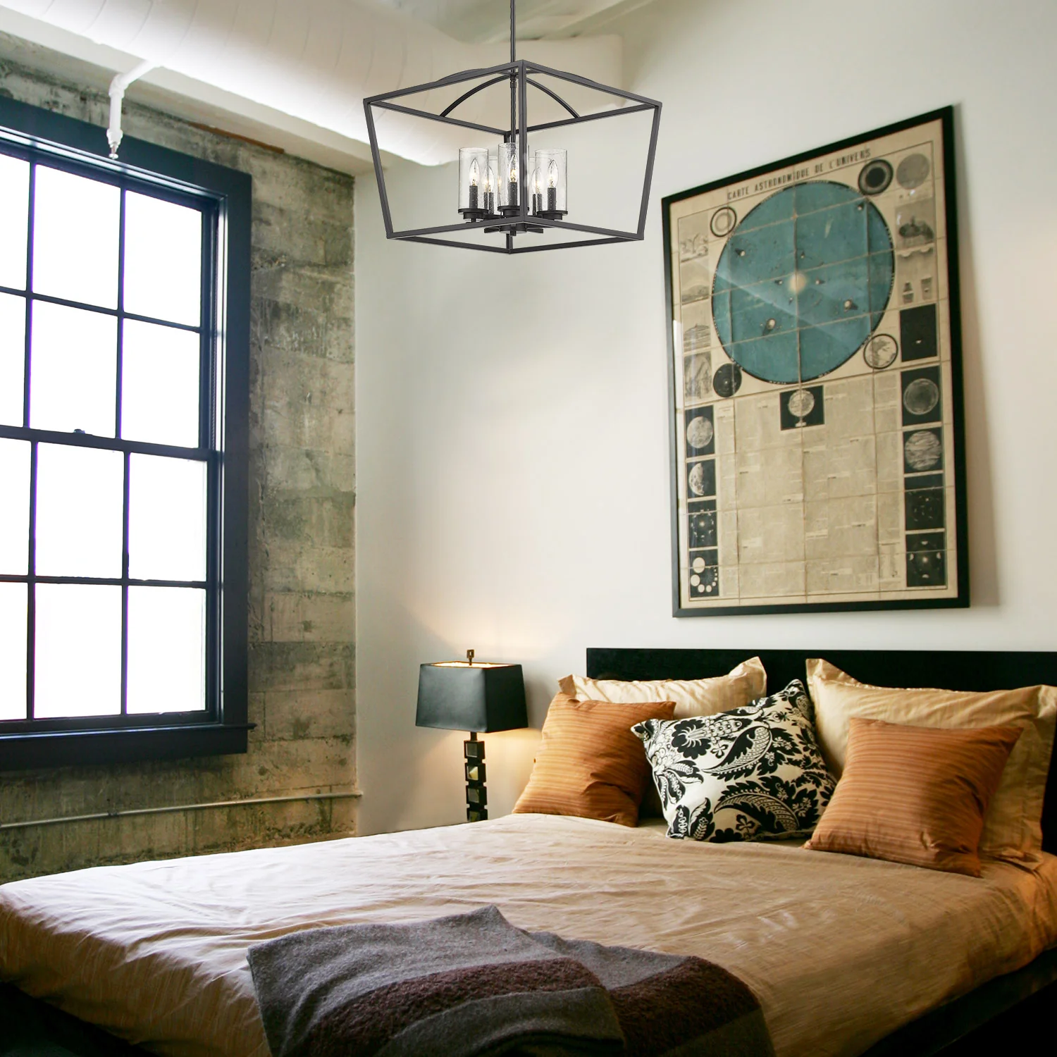 Golden Lighting Mercer 5-light Chandelier in Matte Black - Image 2