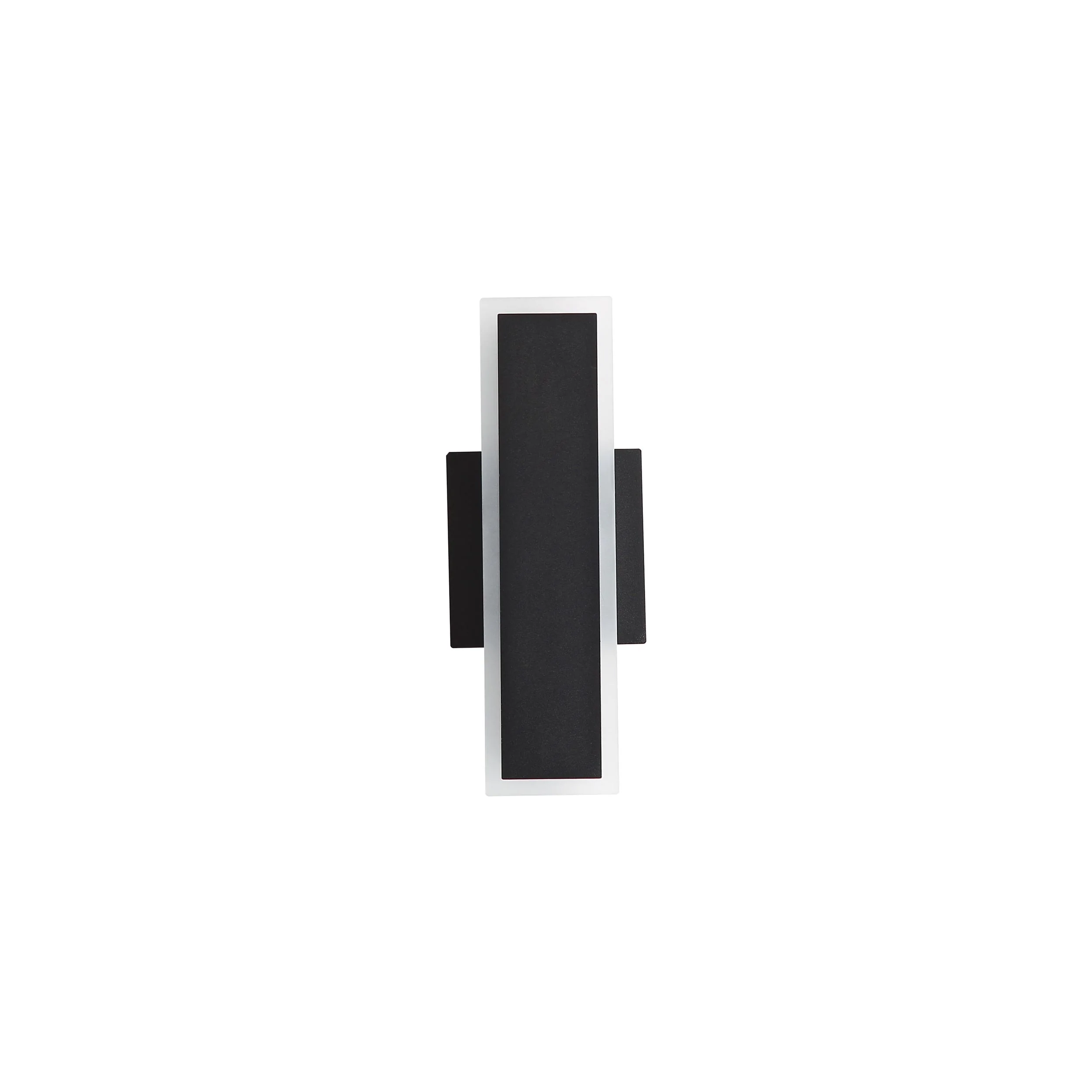 Golden Lighting Obsidian Integrated LED 12in Outdoor Wall in Sand Black - Image 2
