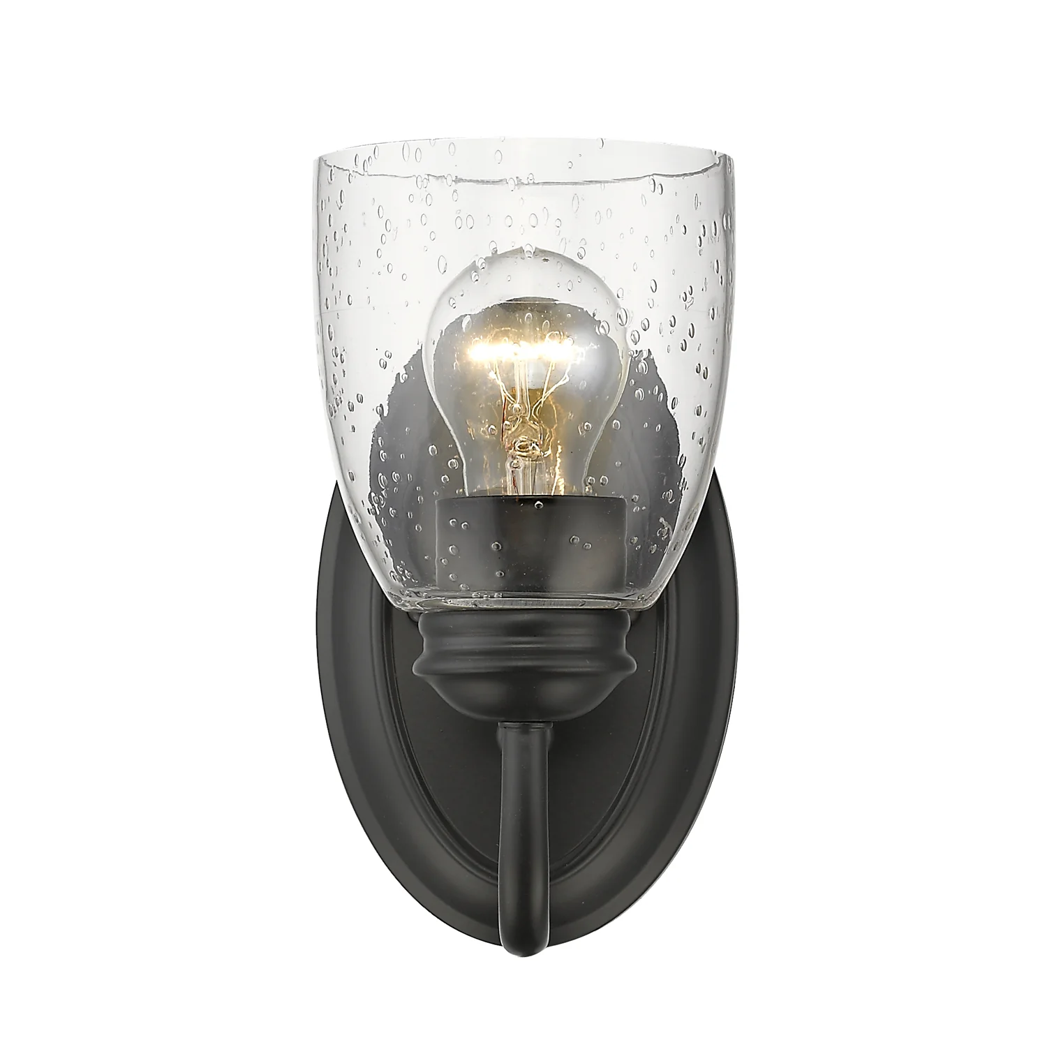 Golden Lighting Parrish 1-light Vanity in Matte Black - Image 2