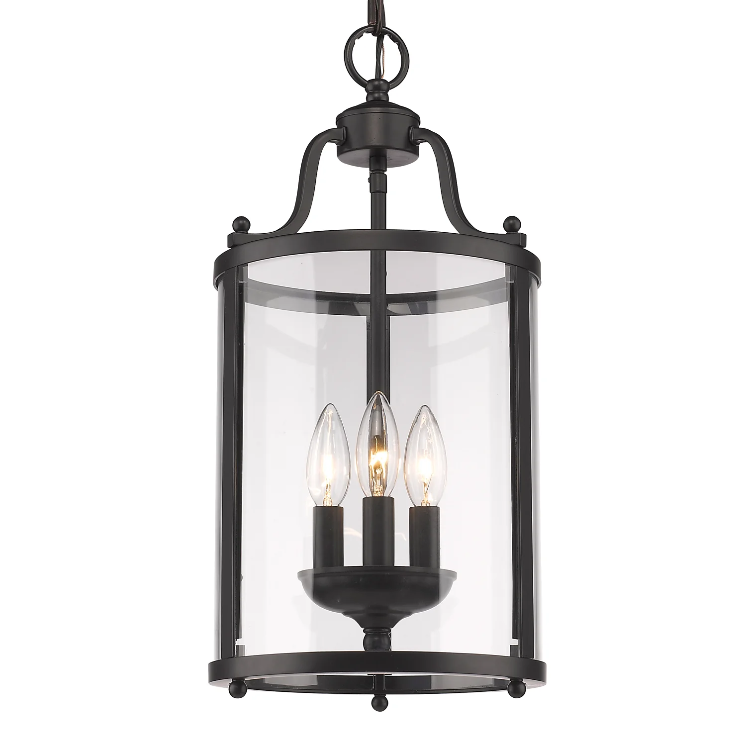 Golden Lighting Payton 3-light Pendant in Matte Black - Image 2