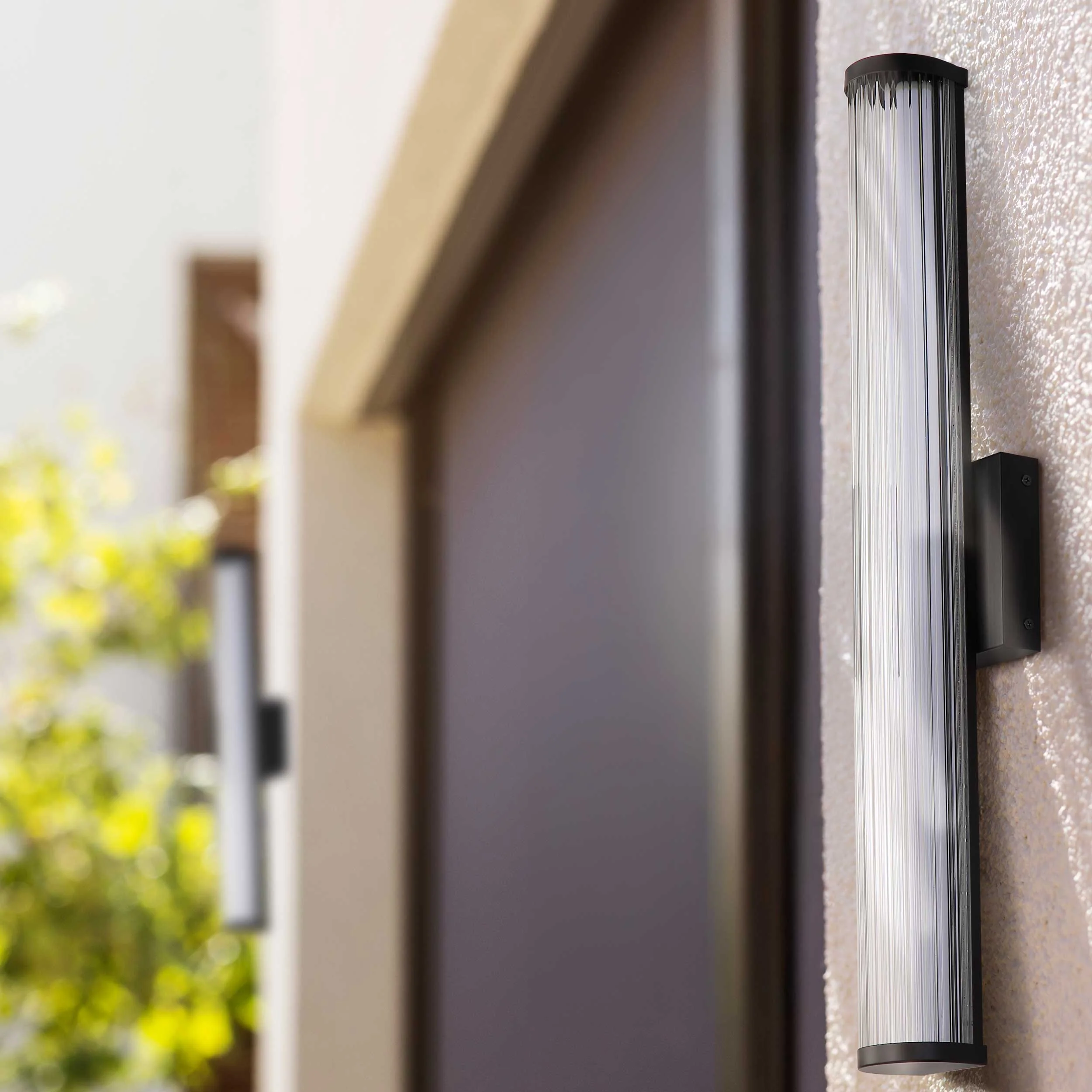 Golden Lighting Rodara Integrated LED 17in Outdoor Wall in Matte Black - Image 2