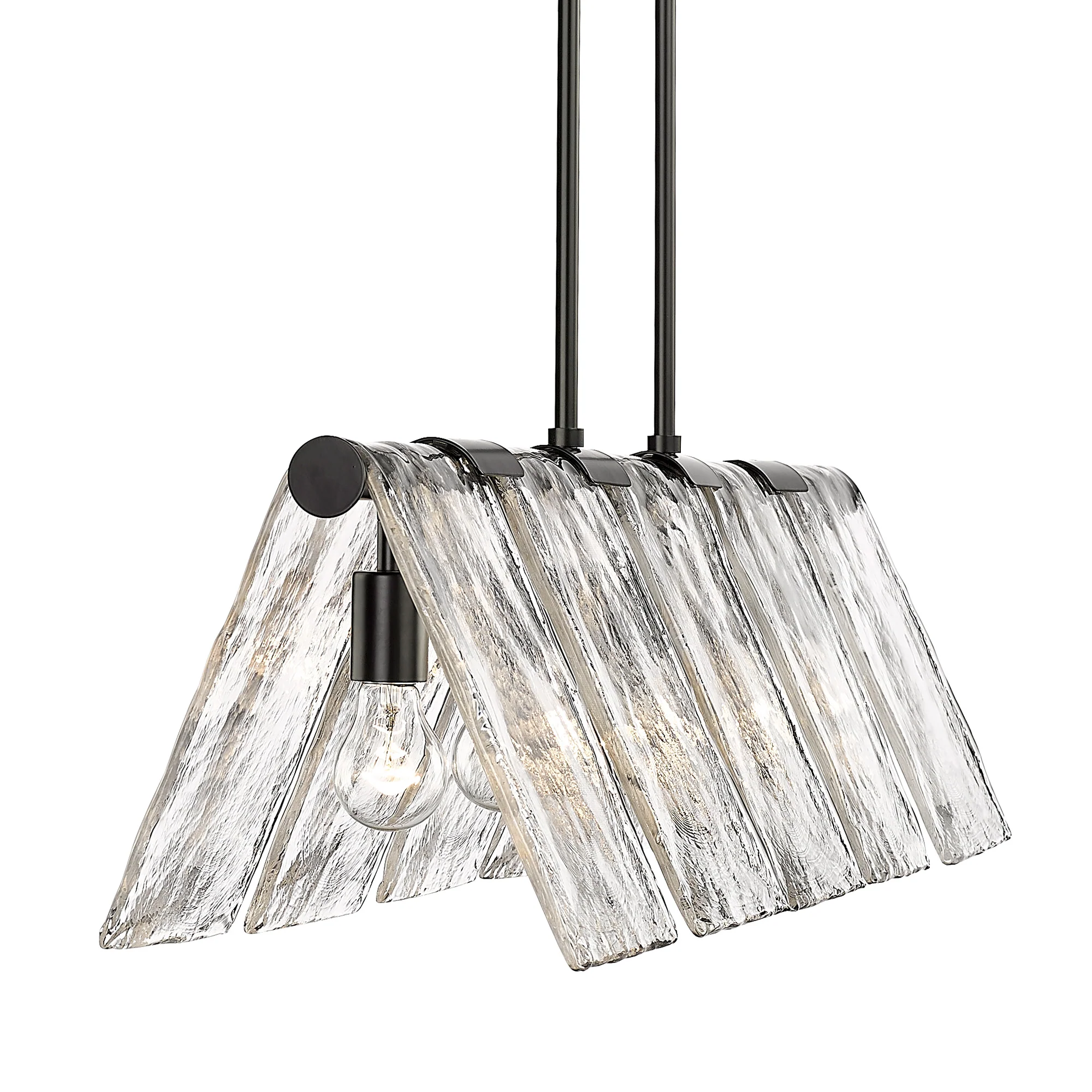 Golden Lighting Serenity 5-light Island Light in Matte Black - Image 2