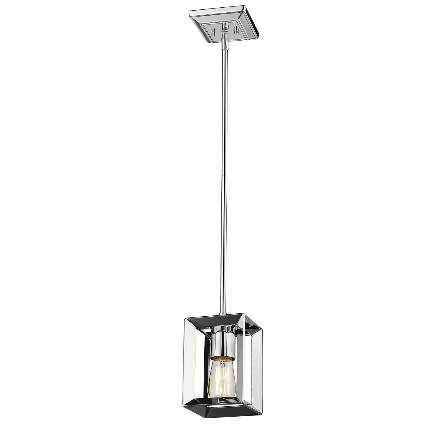 Golden Lighting Smyth 1-light Pendant in Chrome - Image 2