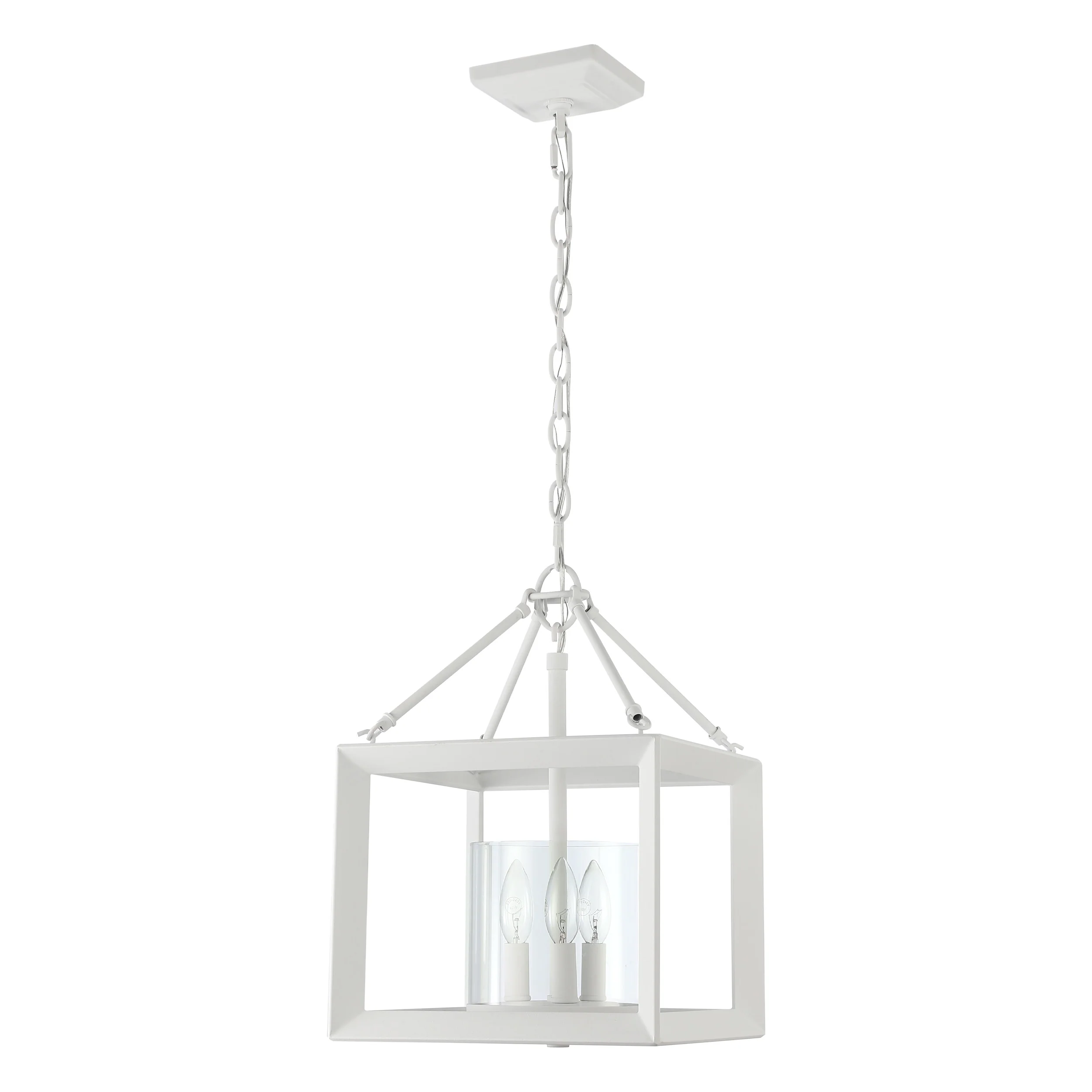 Golden Lighting Smyth 3-light Chandelier in Natural White - Image 2