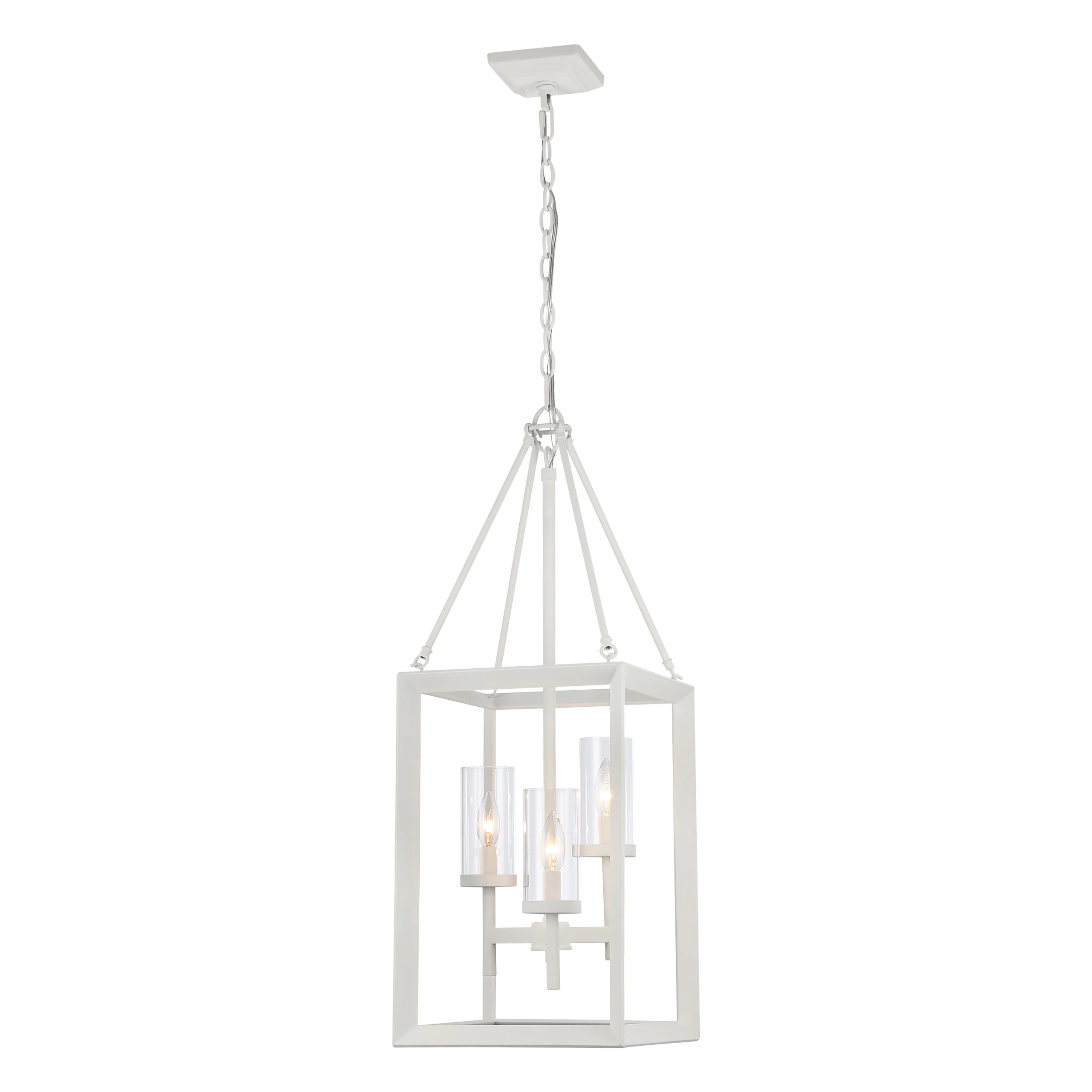 Golden Lighting Smyth 3-light Pendant in Natural White - Image 2