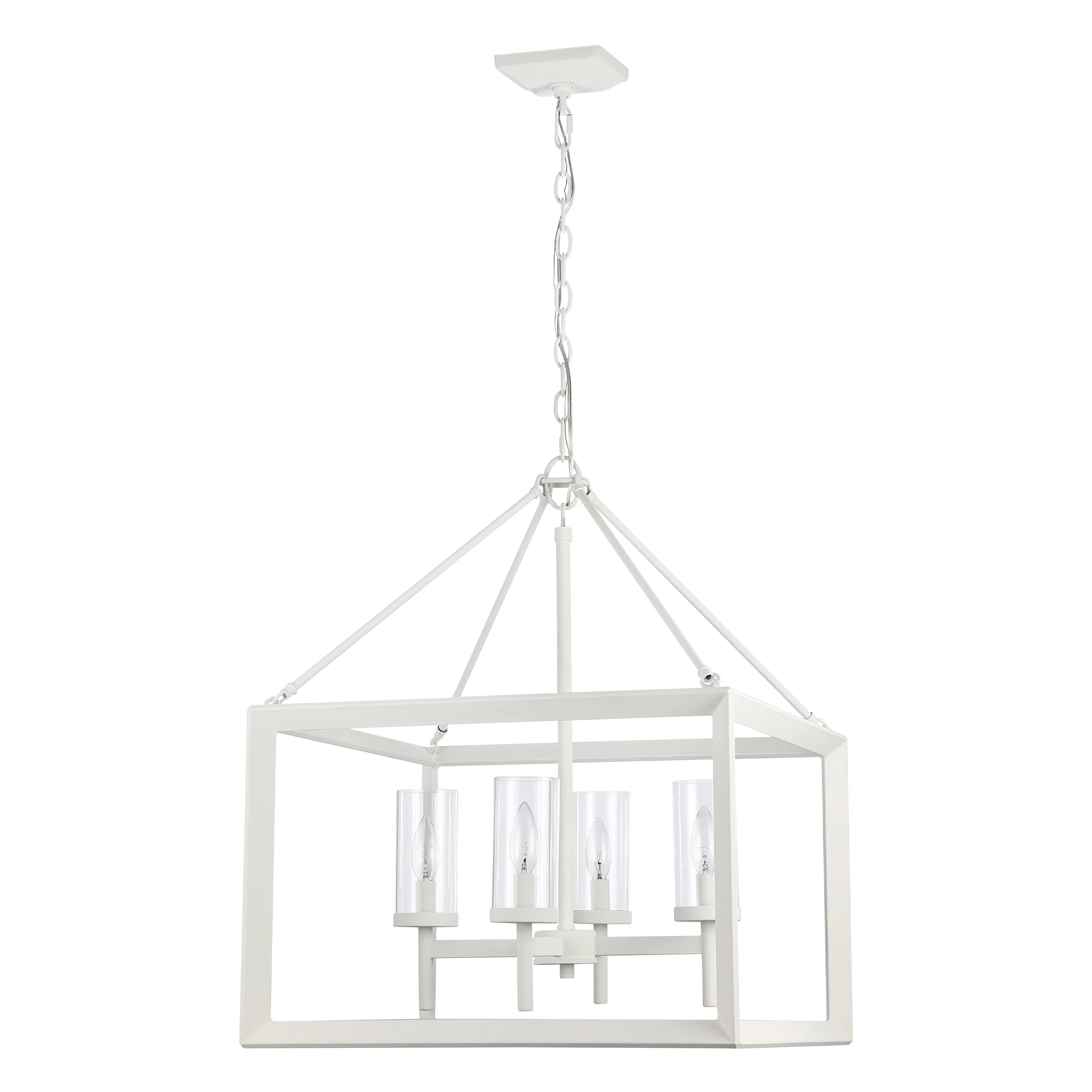 Golden Lighting Smyth 4-light Chandelier in Natural White - Image 2