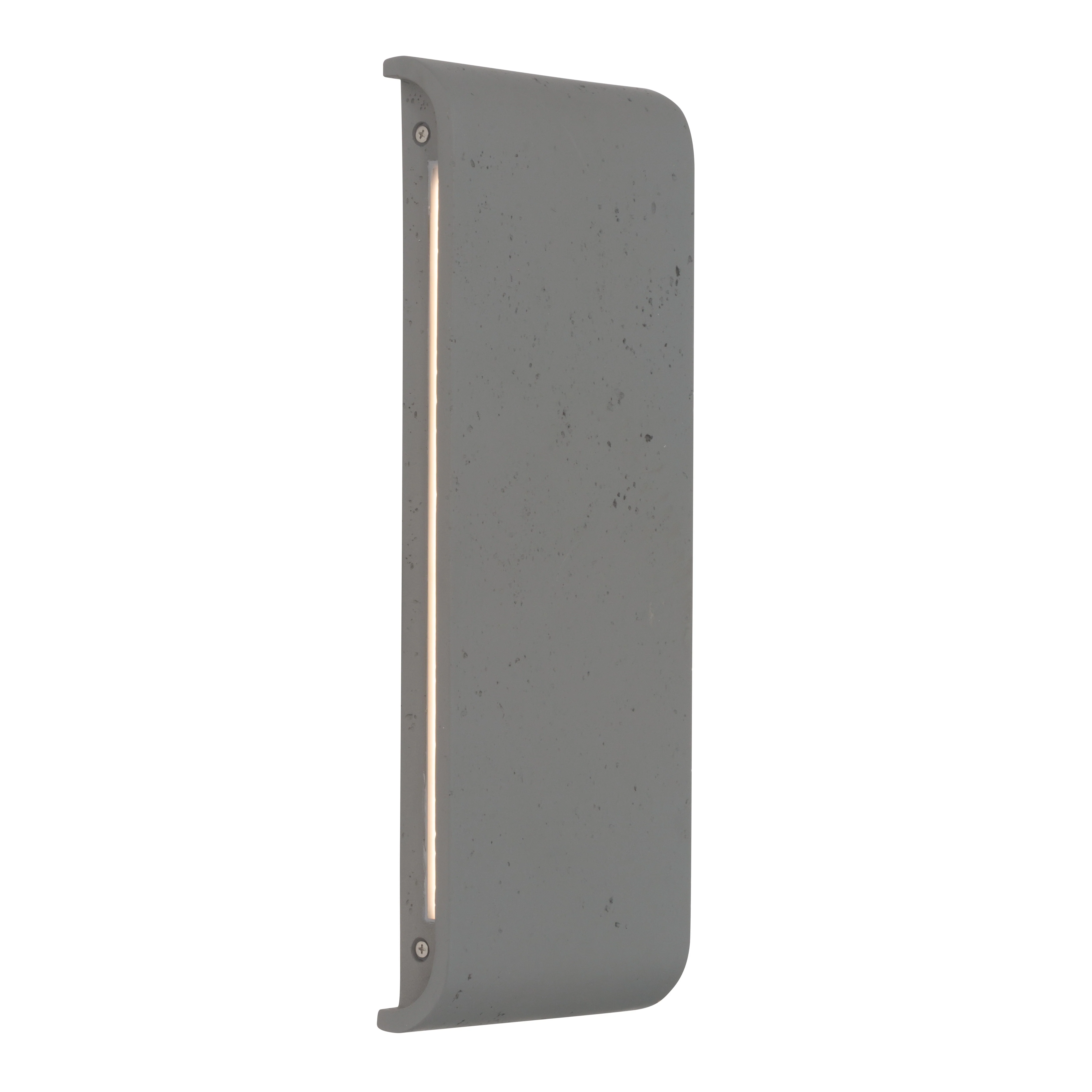 Golden Lighting Stela Integrated LED 16in Outdoor Wall in Gray Travertine - Image 2