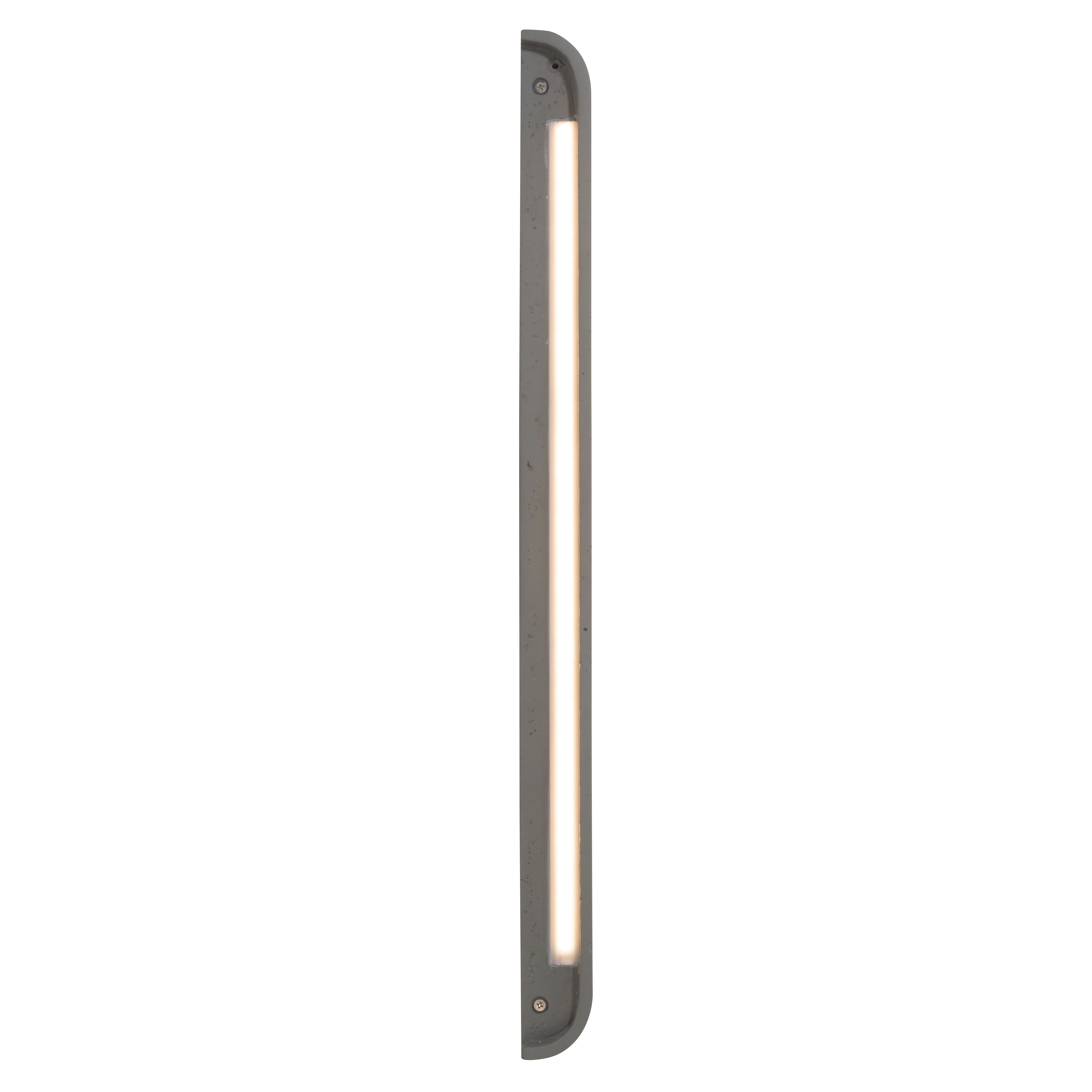 Golden Lighting Stela Integrated LED 24in Outdoor Wall in Gray Travertine - Image 2