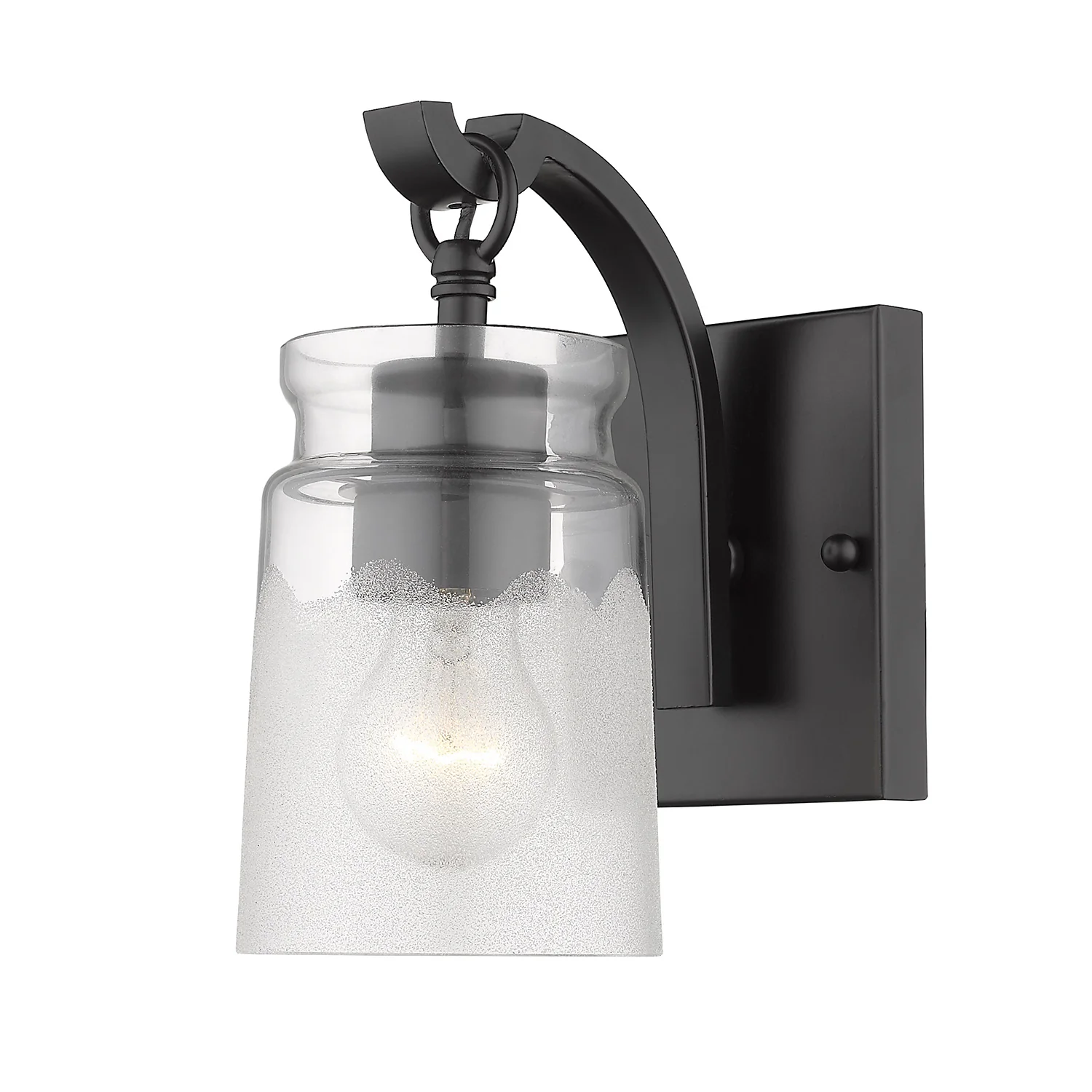 Golden Lighting Travers 1-light Vanity in Matte Black - Image 2
