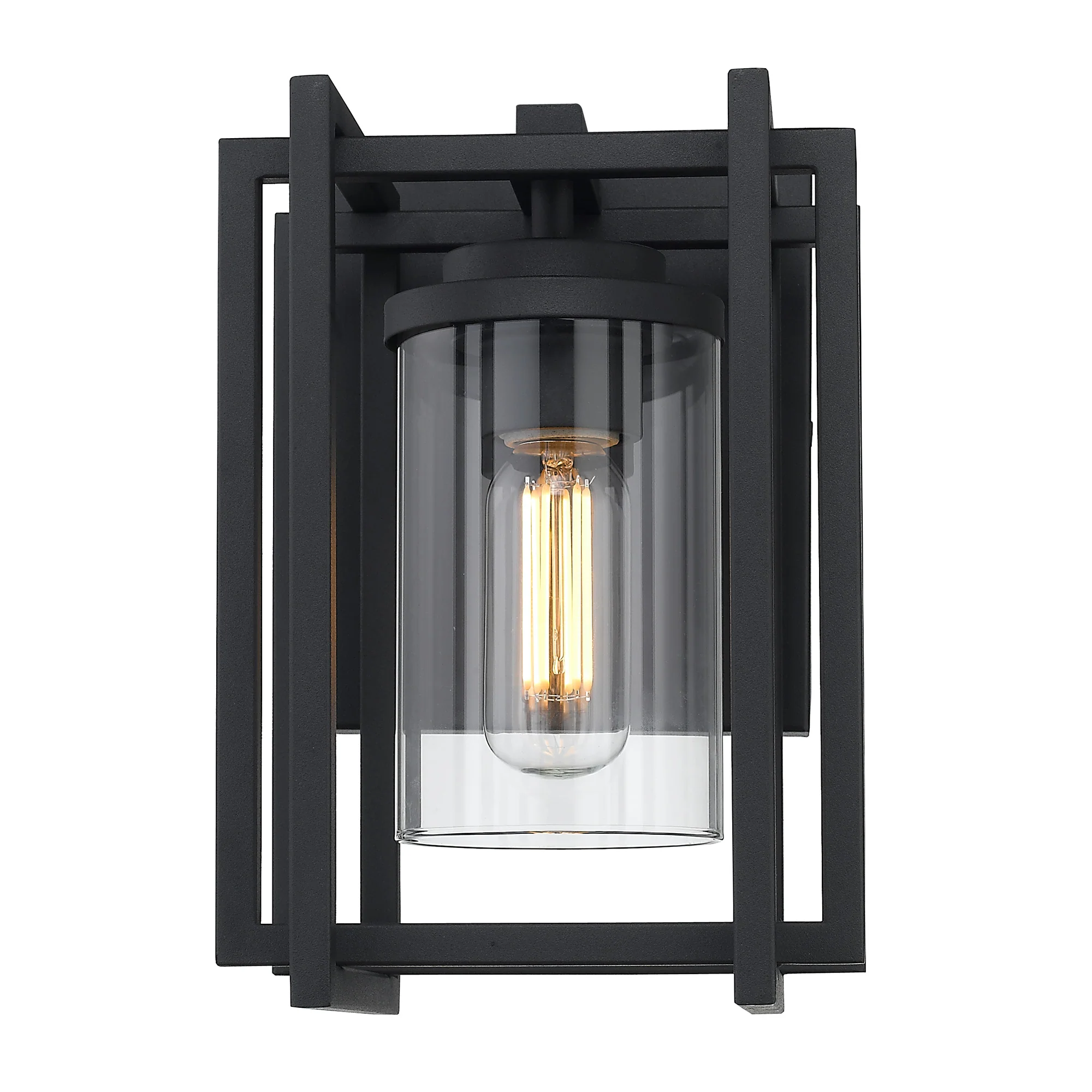 Golden Lighting Tribeca 1-light Outdoor Wall in Natural Black - Image 2