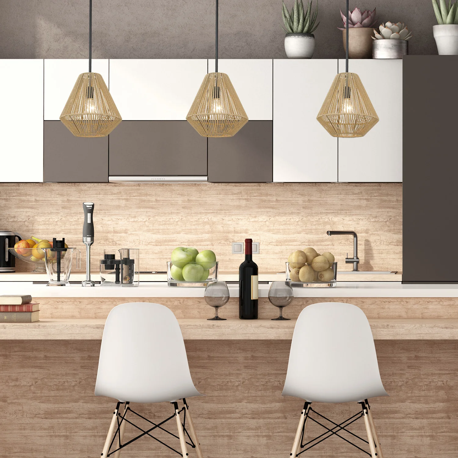 Golden Lighting Valentina 1-light Pendant in Matte Black - Image 2