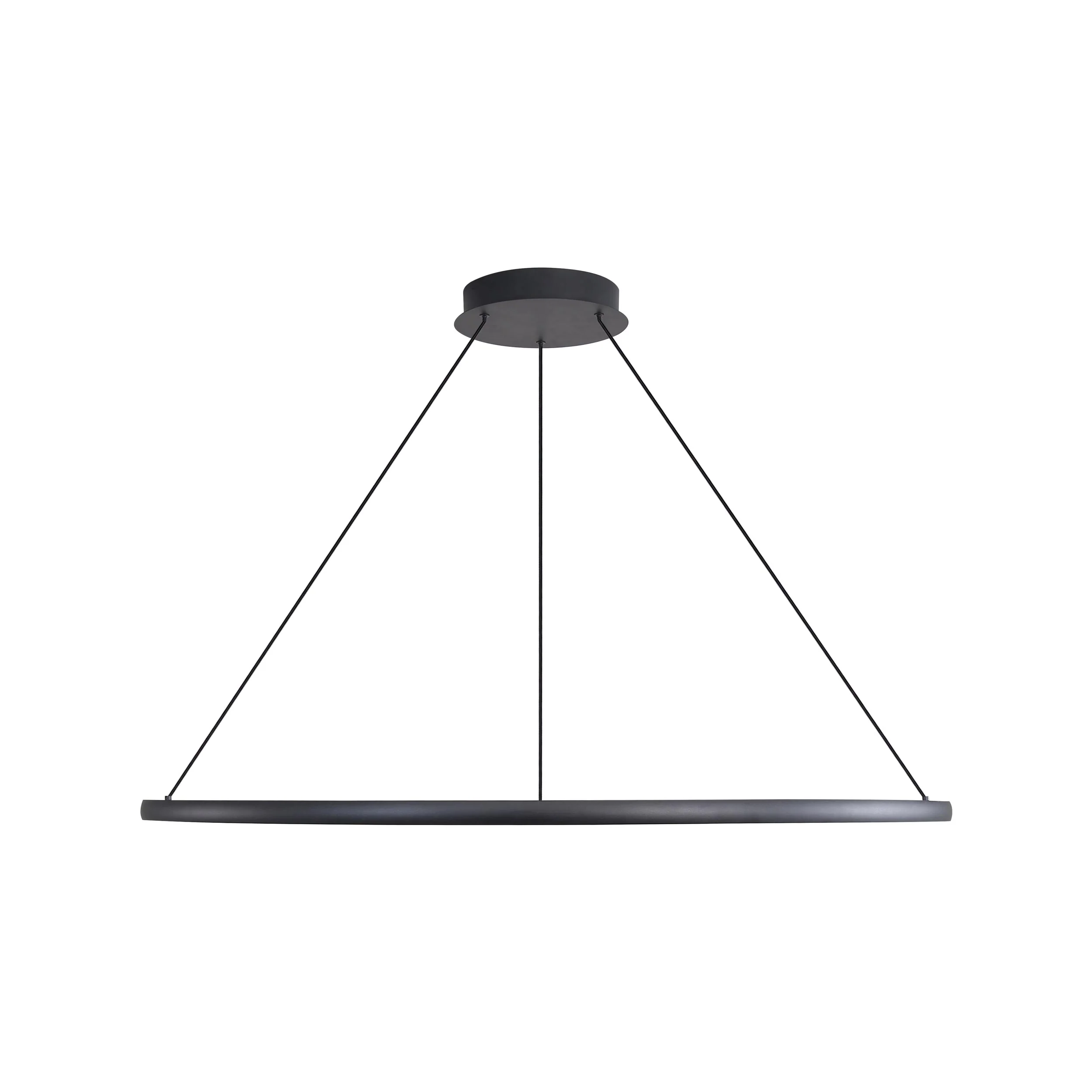 Golden Lighting Veritas Integrated LED 71in Chandelier in Sand Black - Image 2