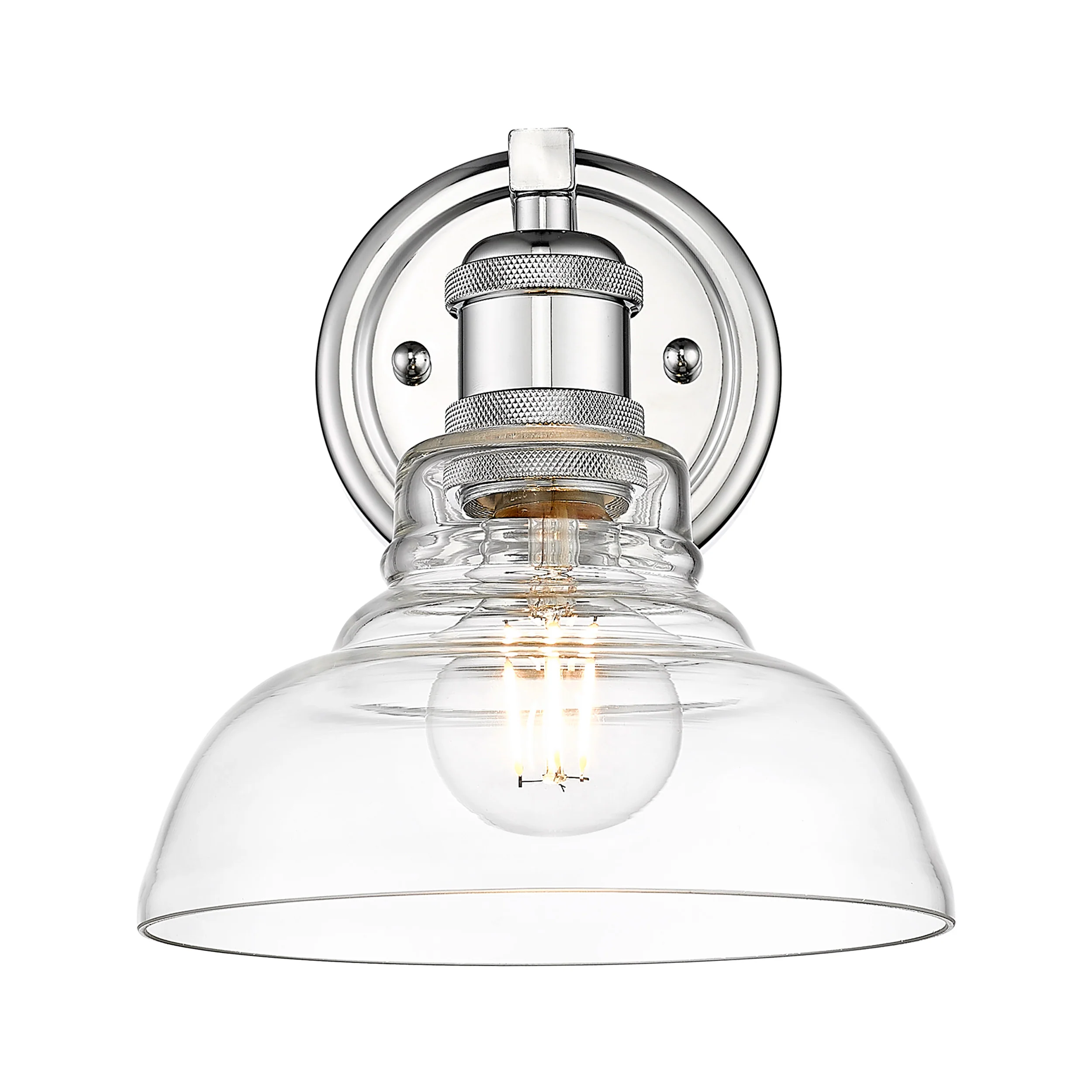 Yep by Golden Lighting Carver 1-light Vanity in Chrome - Image 2