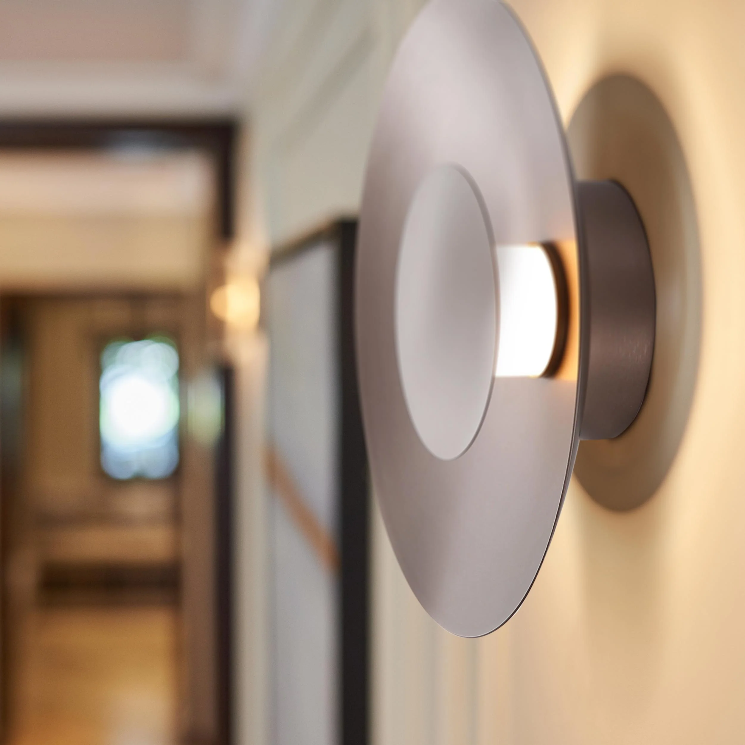 Yep by Golden Lighting Luma Integrated LED Flush Mount in Coffee Silver and Coffee Silver accent - Image 2