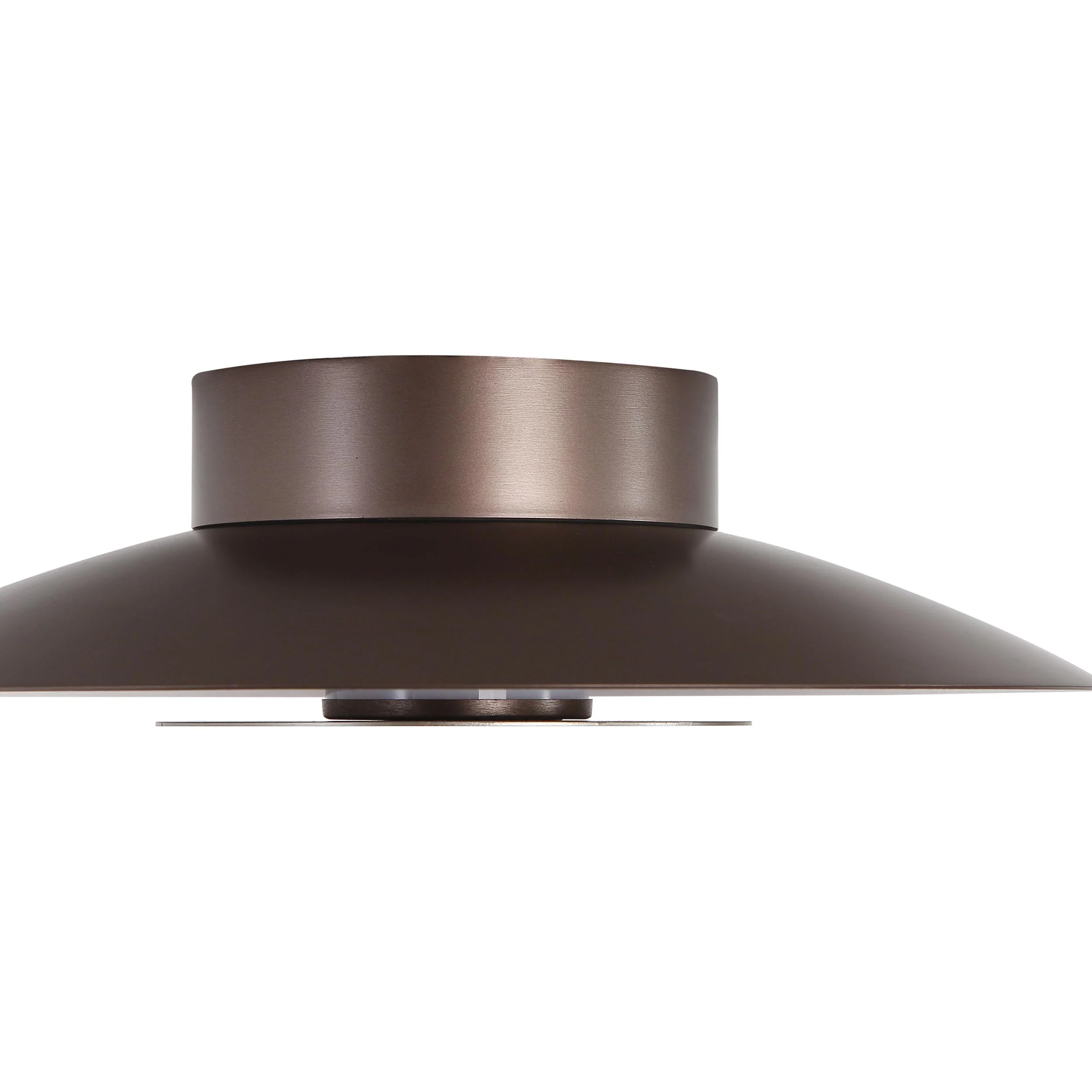Yep by Golden Lighting Luma Integrated LED Flush Mount in Coffee Silver and Sand Nickel accent - Image 2